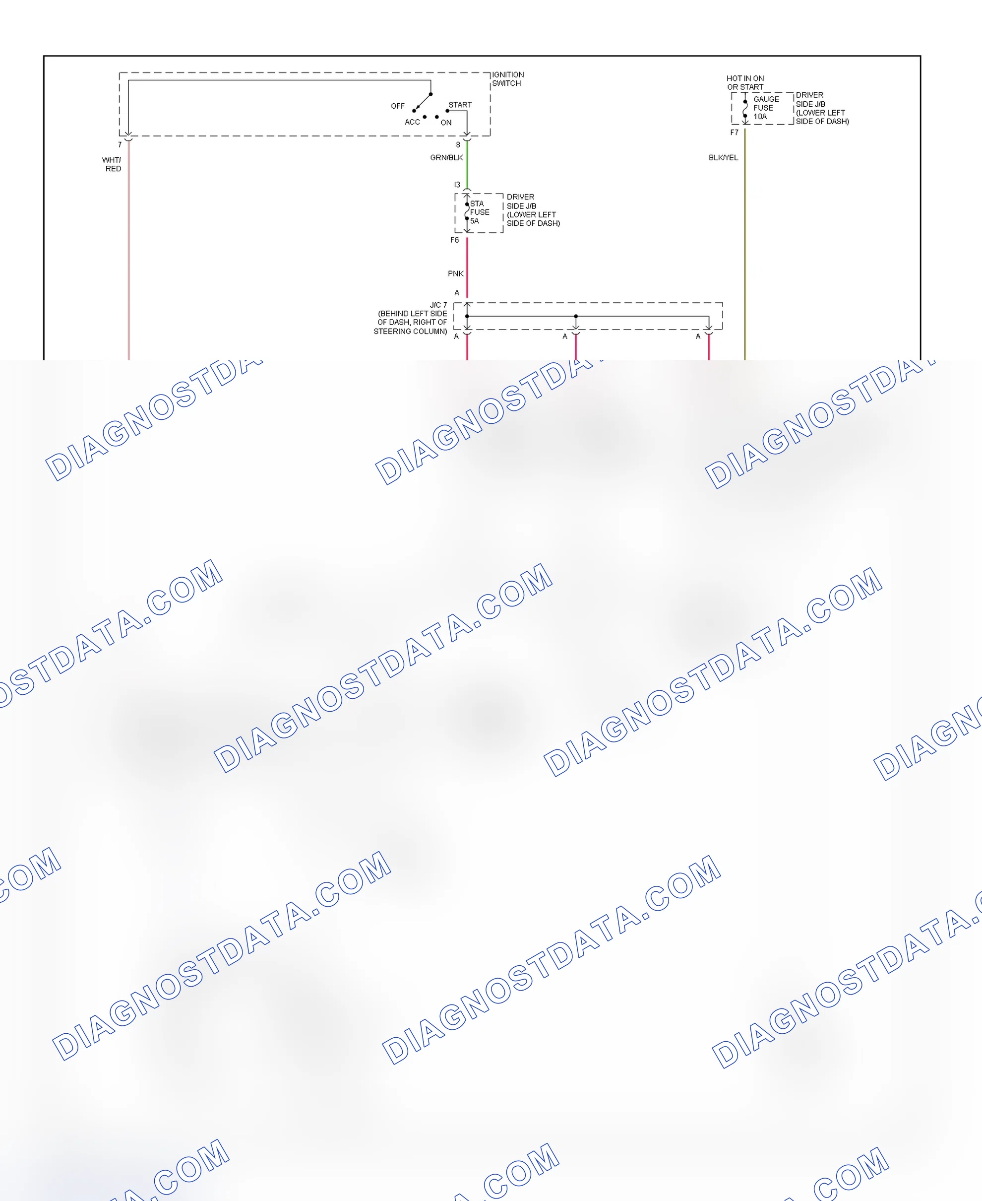 Fig. 31: Starting System Wiring Diagram (Tundra)