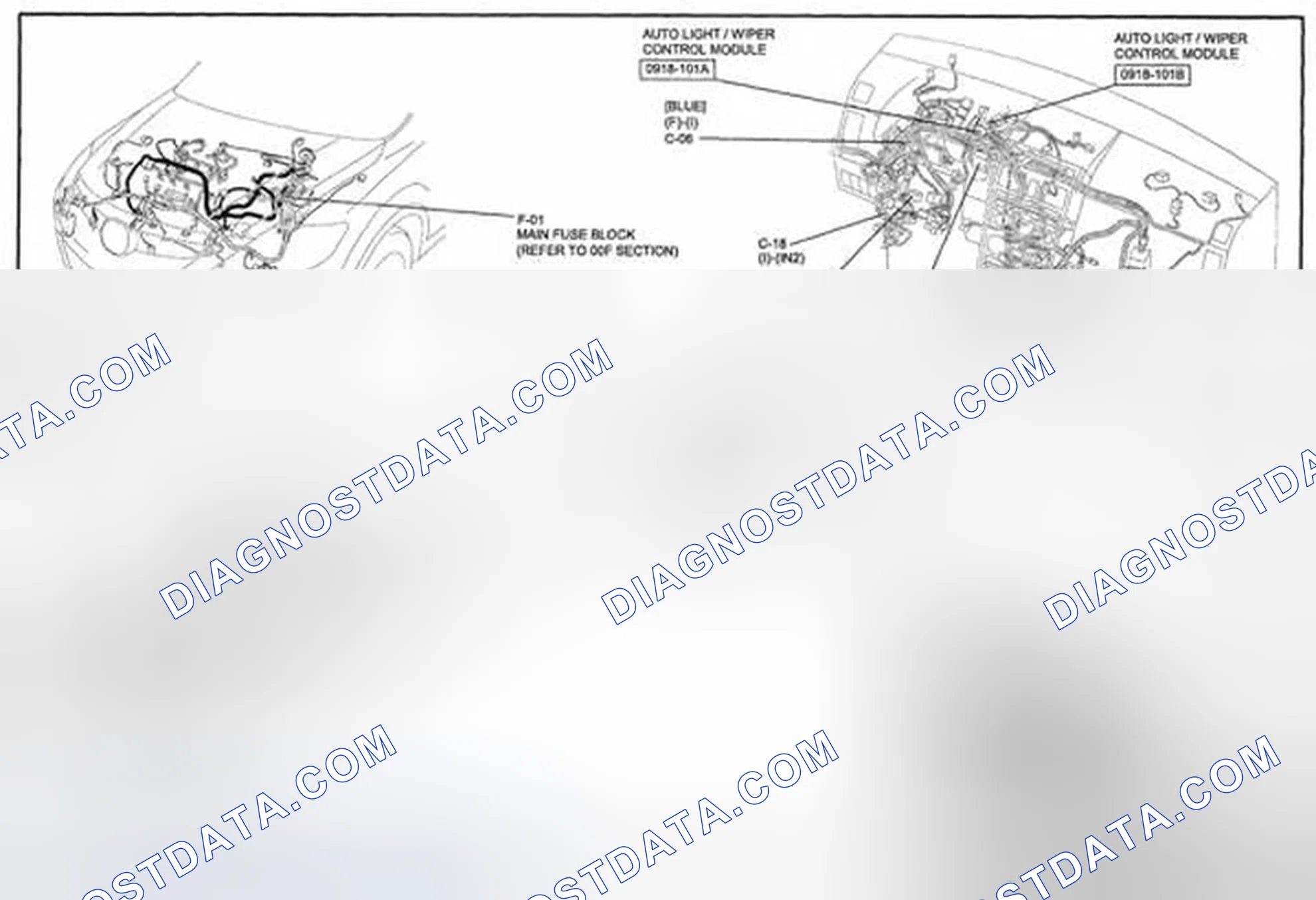 Scheme 279: Windshield Wiper And Washer (With Auto Wiper System) System Wiring Diagram - 0919-2a (2 Of 2)