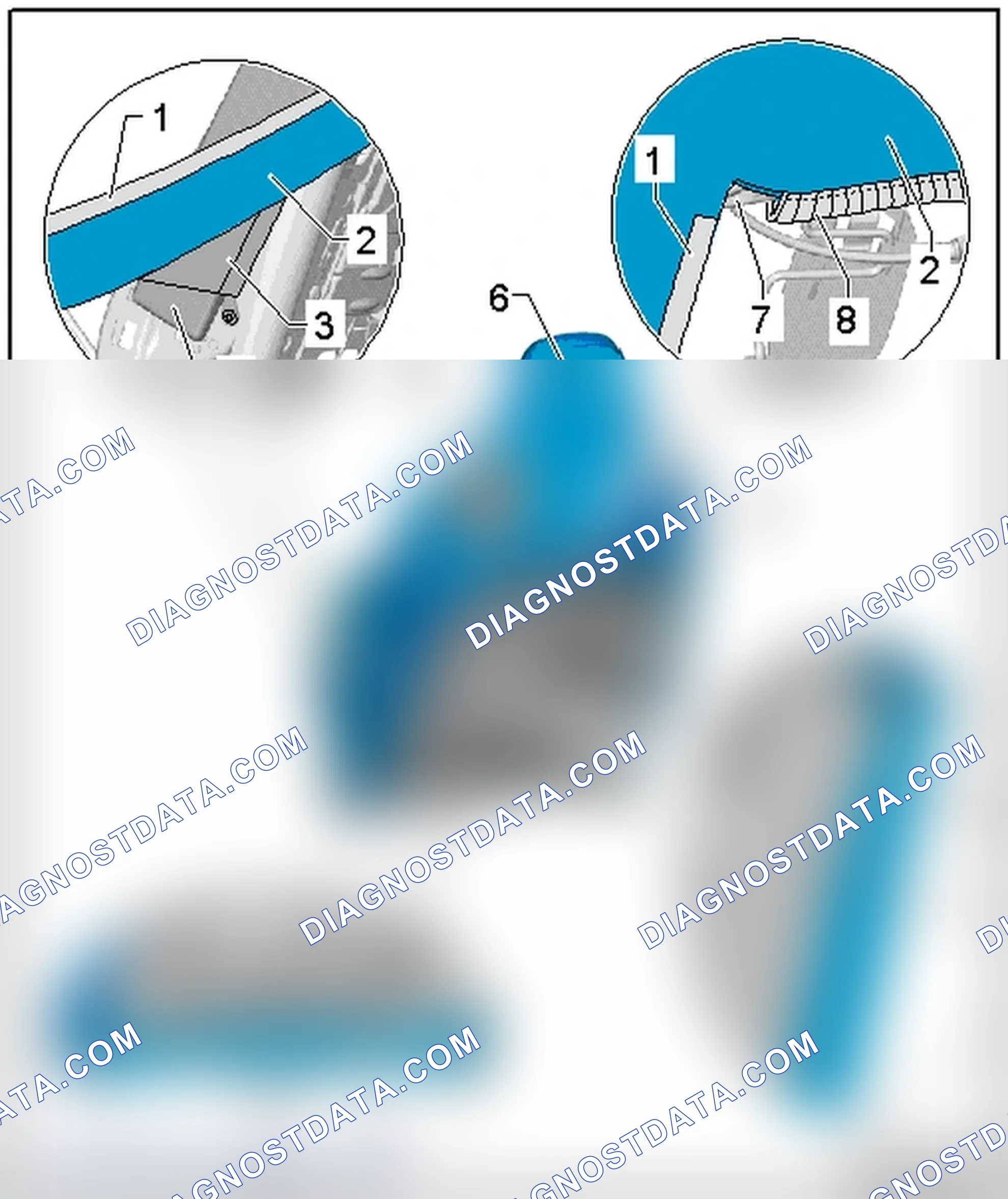 Scheme 635: BACKREST COVER AND PADDING OVERVIEW, SUPER SPORT SEAT