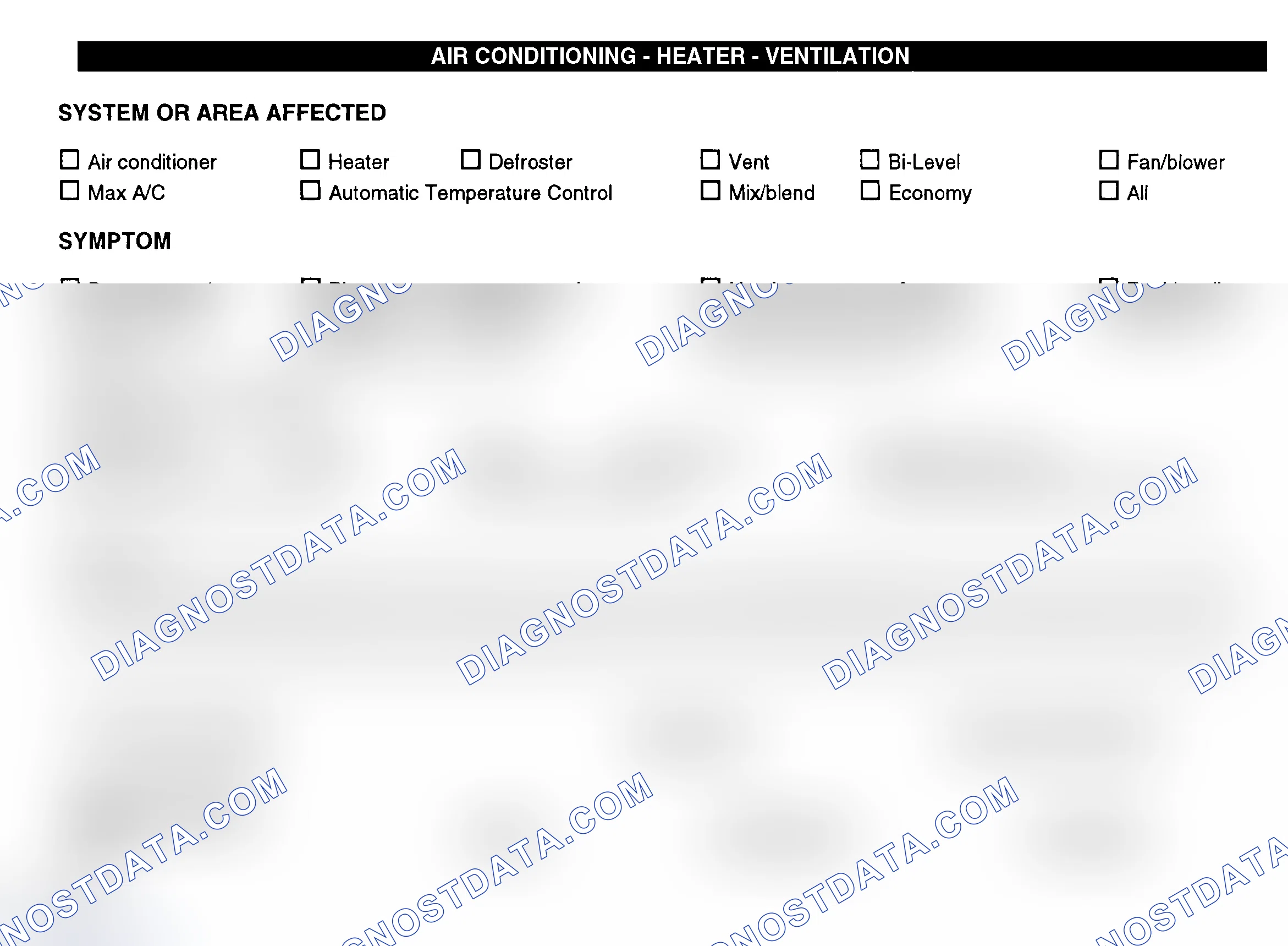 Scheme 8: Air Conditioning, Heater & Ventilation