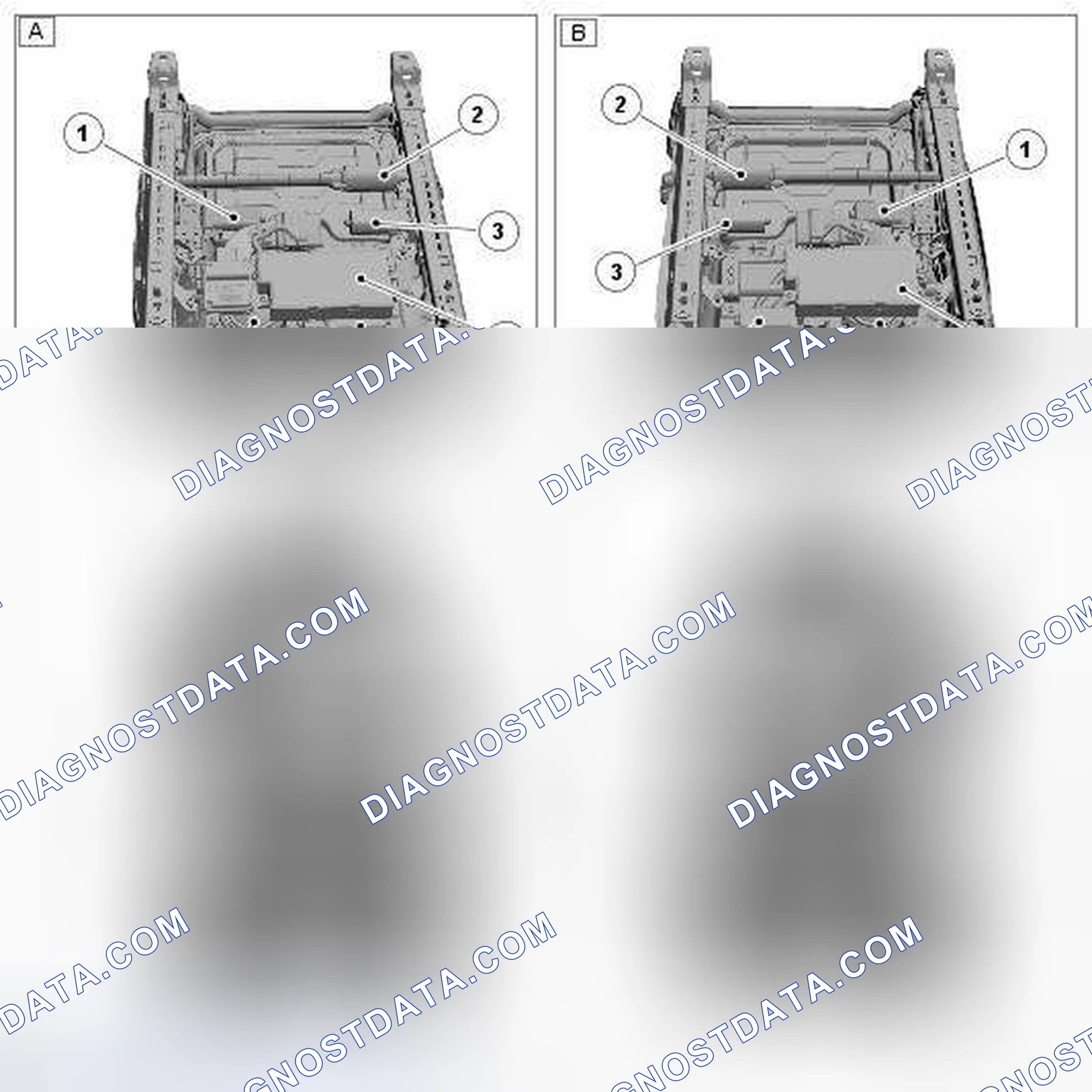 Scheme 52: FRONT SEAT CONTROL COMPONENTS