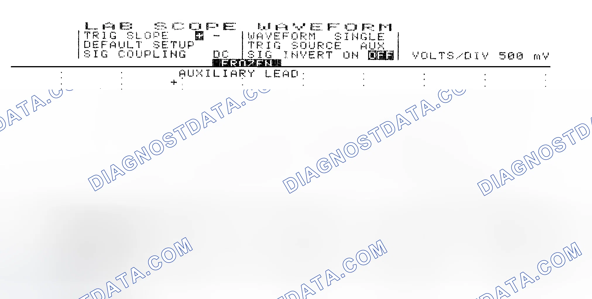 Scheme 14: Single Injector w/Excessive Current Flow - Current Pattern