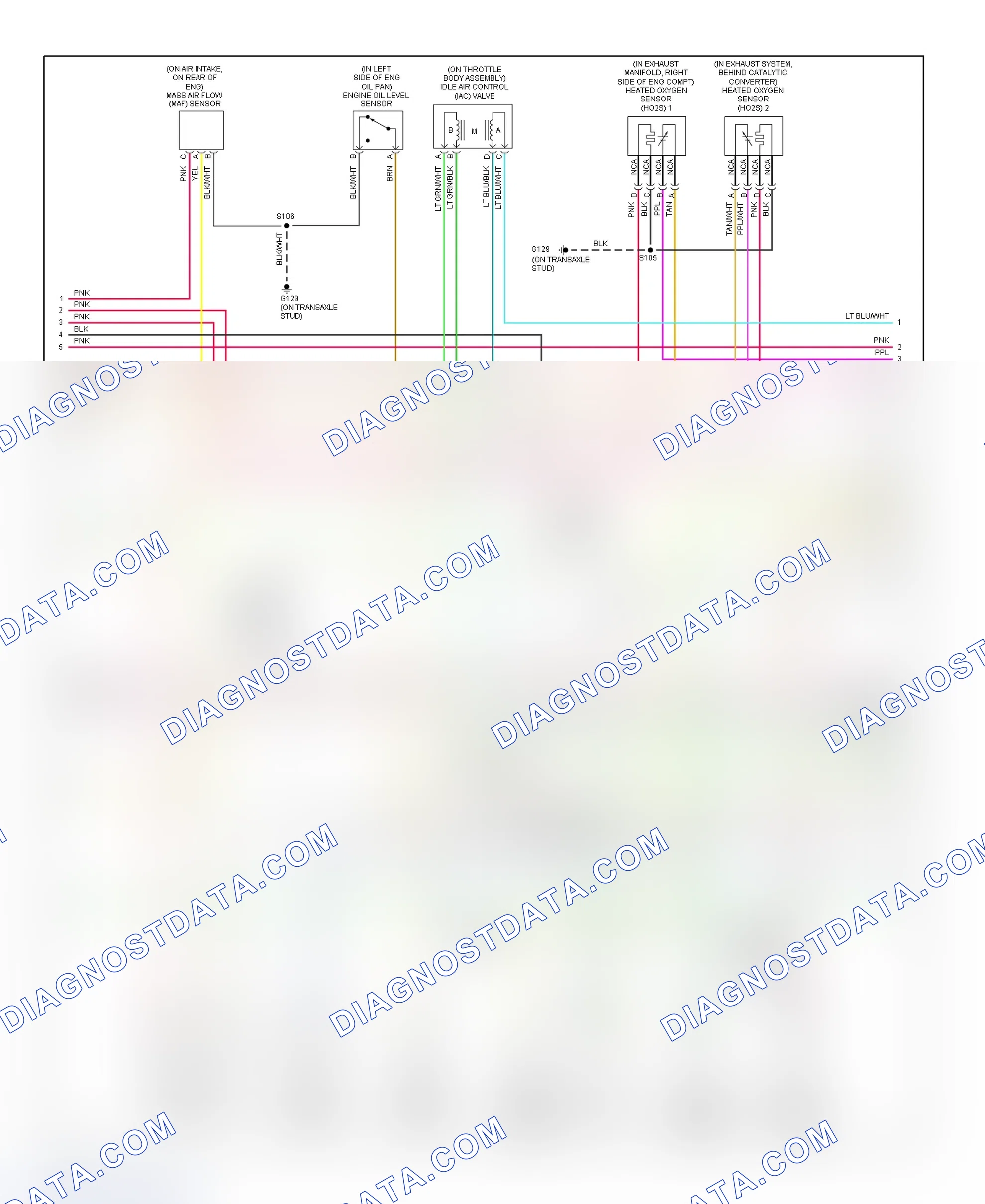 Scheme 136: PCM Wiring Diagram (Lumina & Monte Carlo - 3.8L - 3 Of 4)