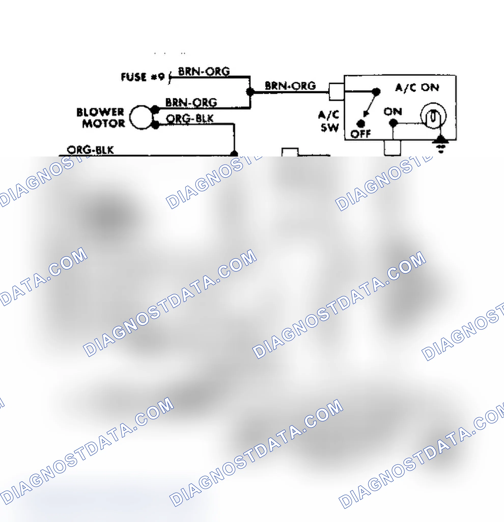 Scheme 18: 1988 A/C-Heater Wiring Diagram (Bronco & "F" Series)