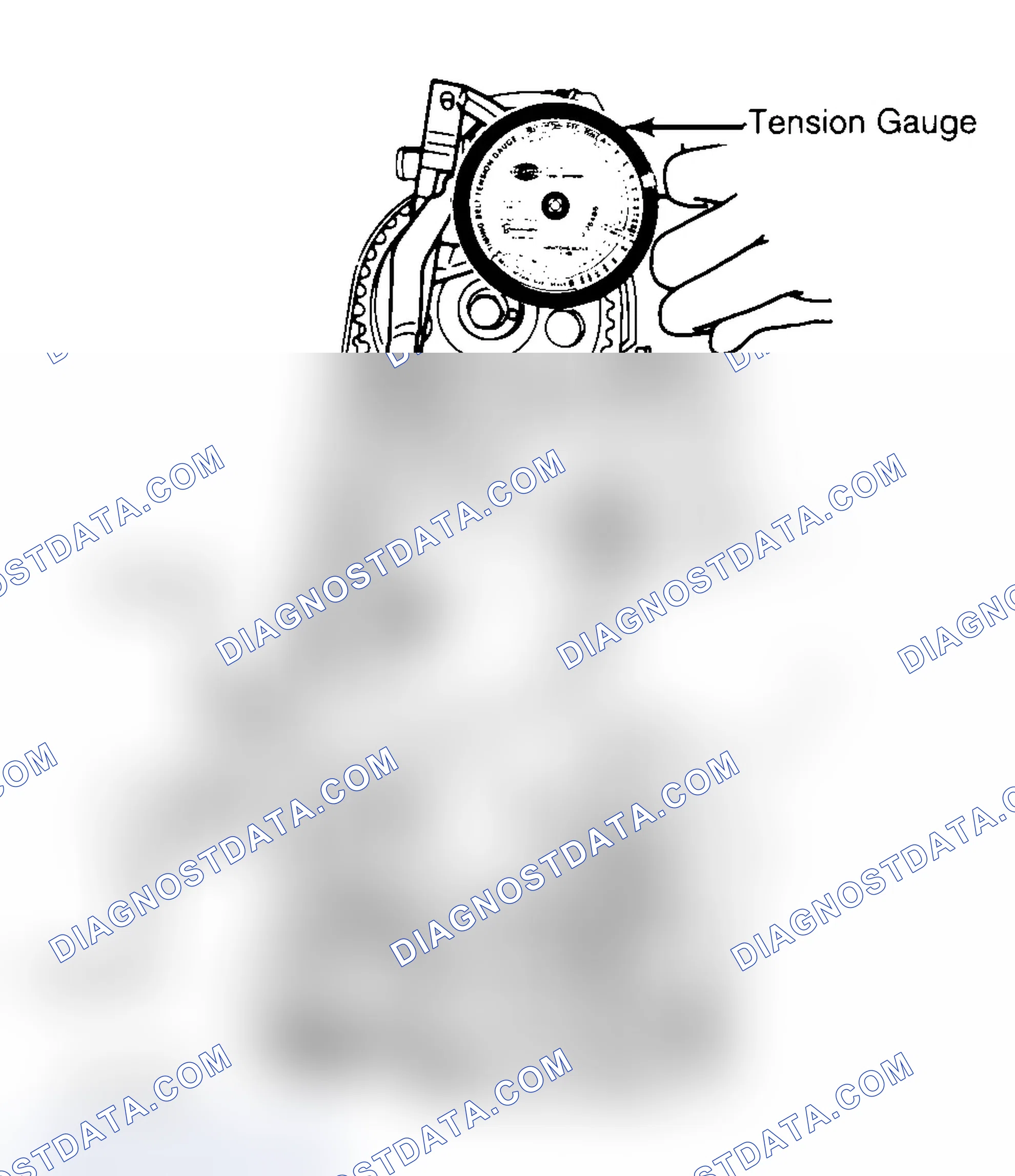 Scheme 28: Adjusting Typical Timing Belt Tension
