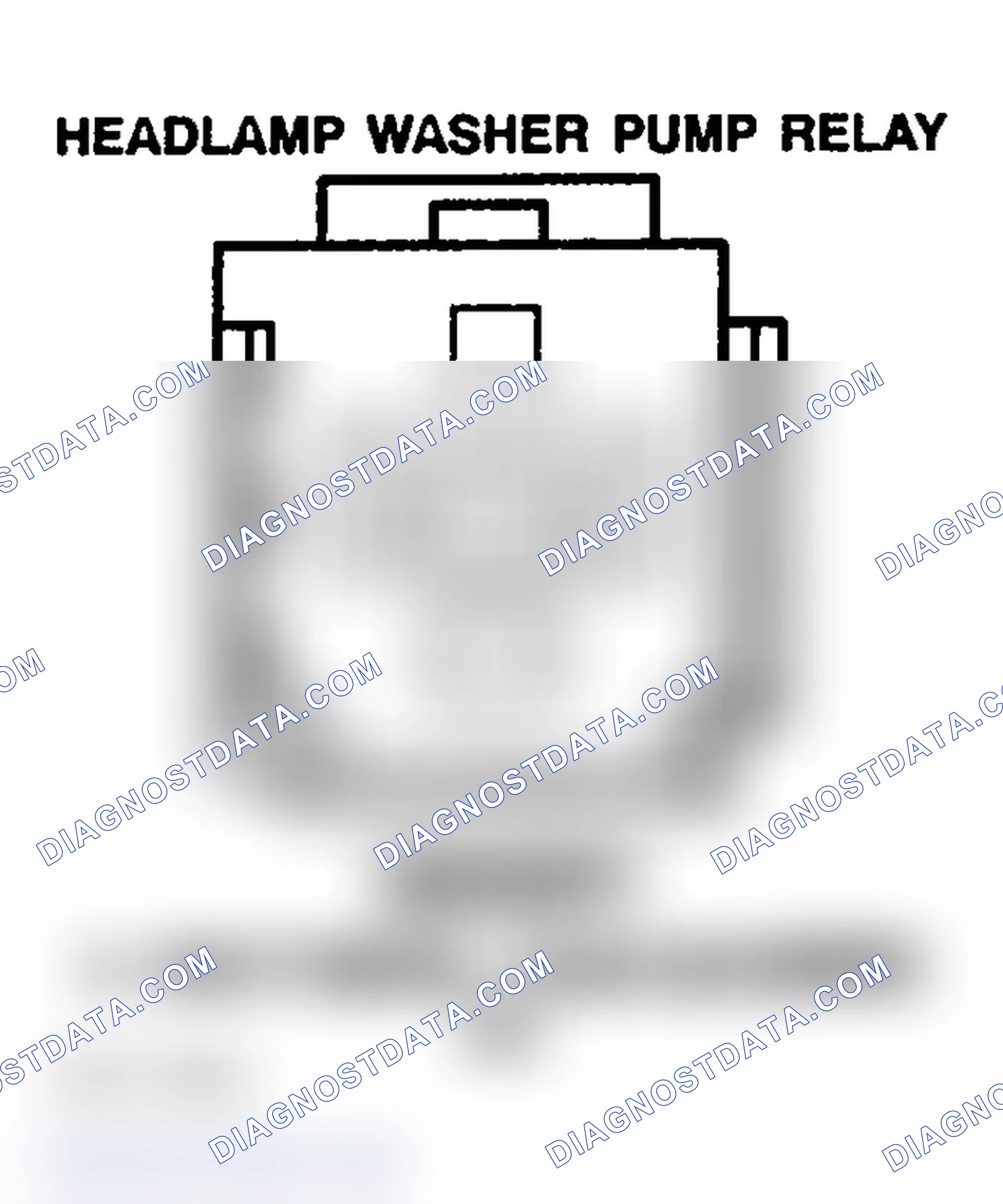Scheme 136: HEADLAMP WASHER PUMP RELAY