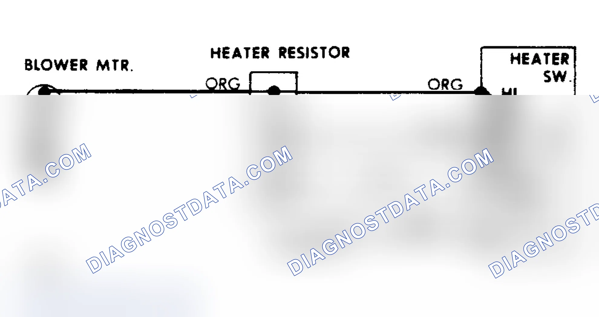 Scheme 5: Heater Wiring Diagram ("S" Blazer and Pickup Models and Van Models)
