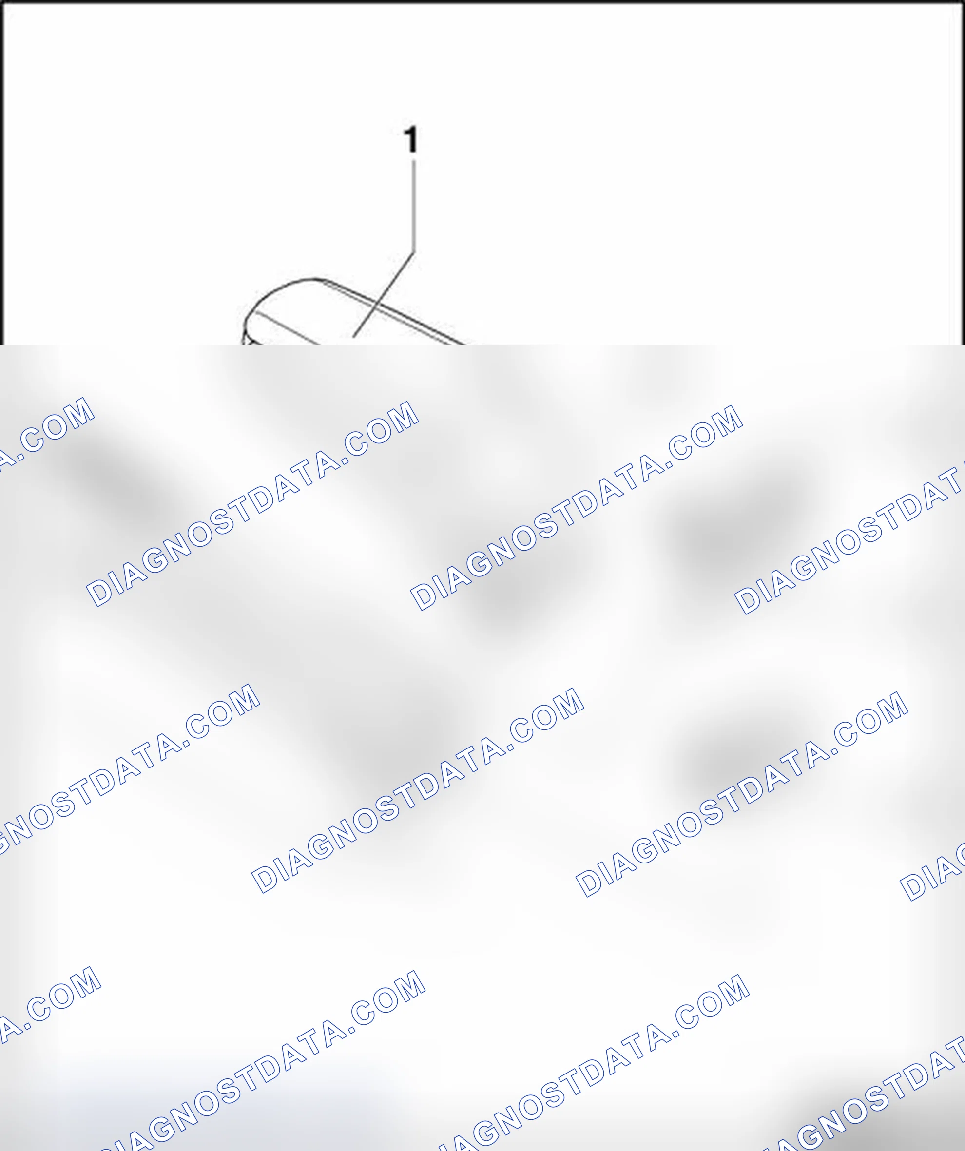 Scheme 49: Rear center armrest and ashtray, assembly overview