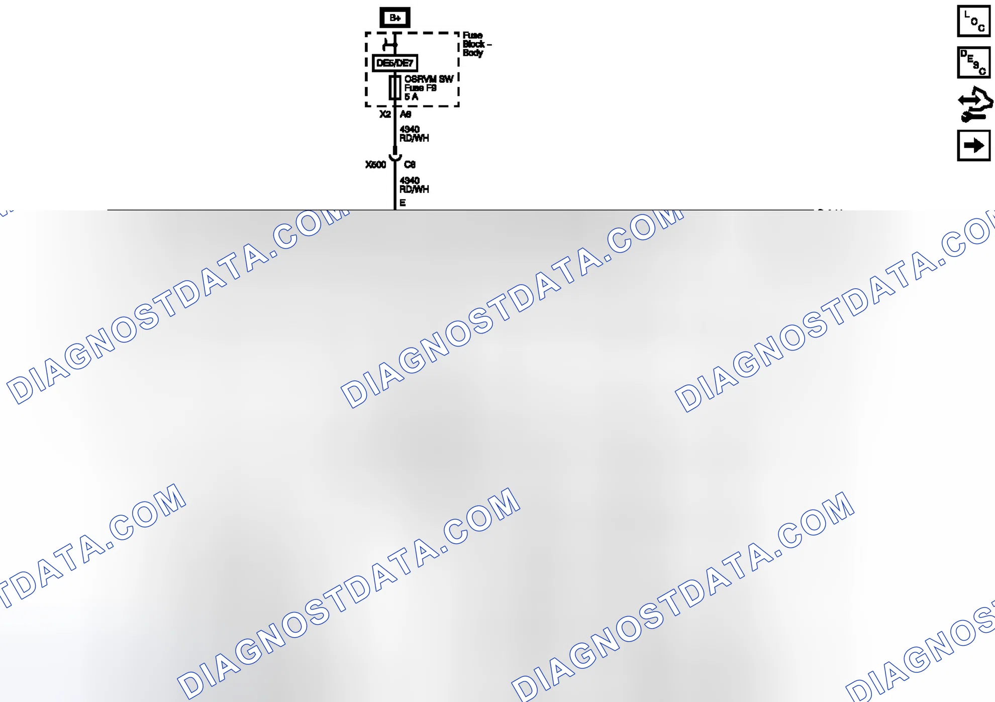 Scheme 1: Power, Ground, Power Mirror Switches and Motors