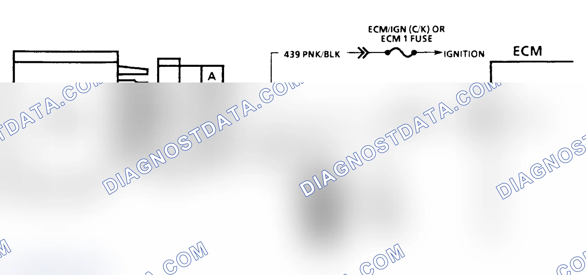 Scheme 75: Code 43 Schematic (All Except 3.1L, 4.3L Turbo & Models W/4L80-E Transmission) Electronic Spark Control