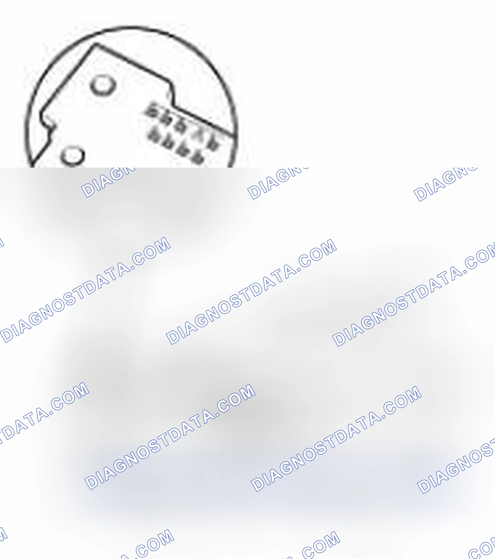 Scheme 193: Cylinder block crankshaft journal bore mark location