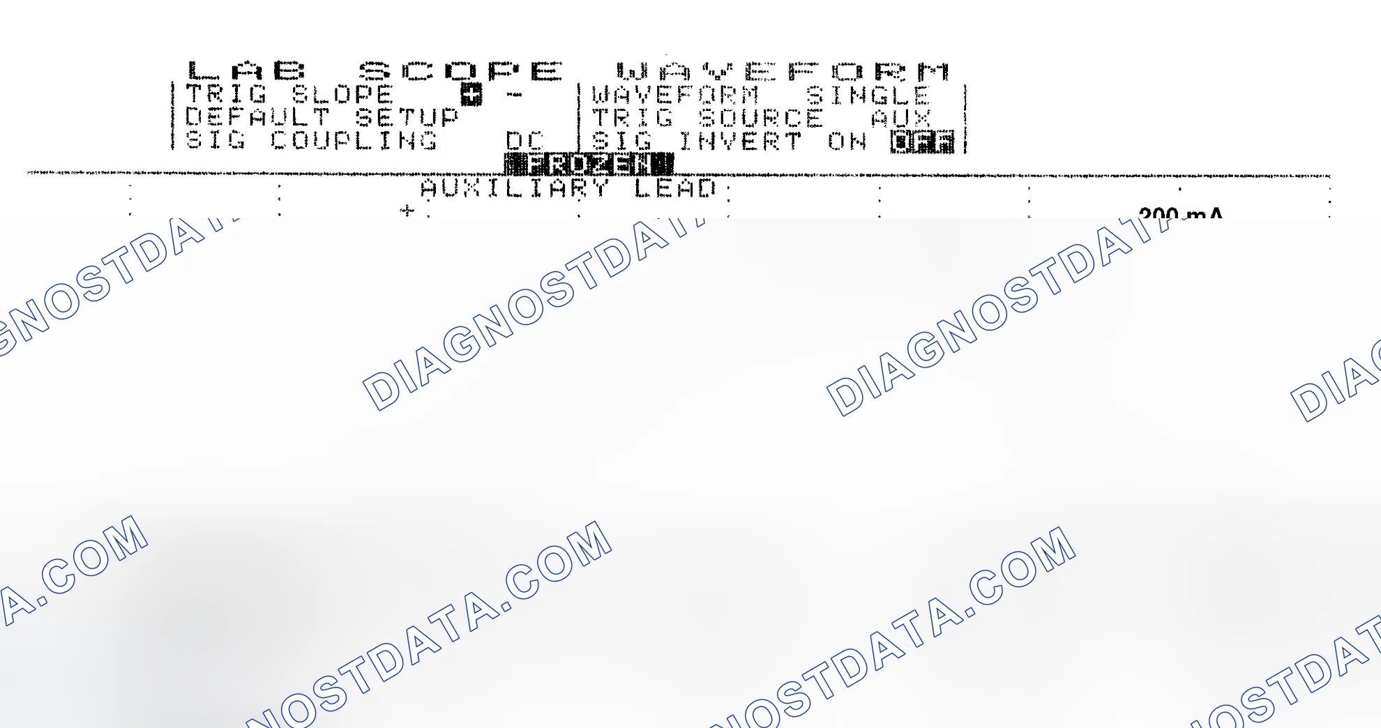 Scheme 13: Single Injector w/Normal Current Flow - Current Pattern