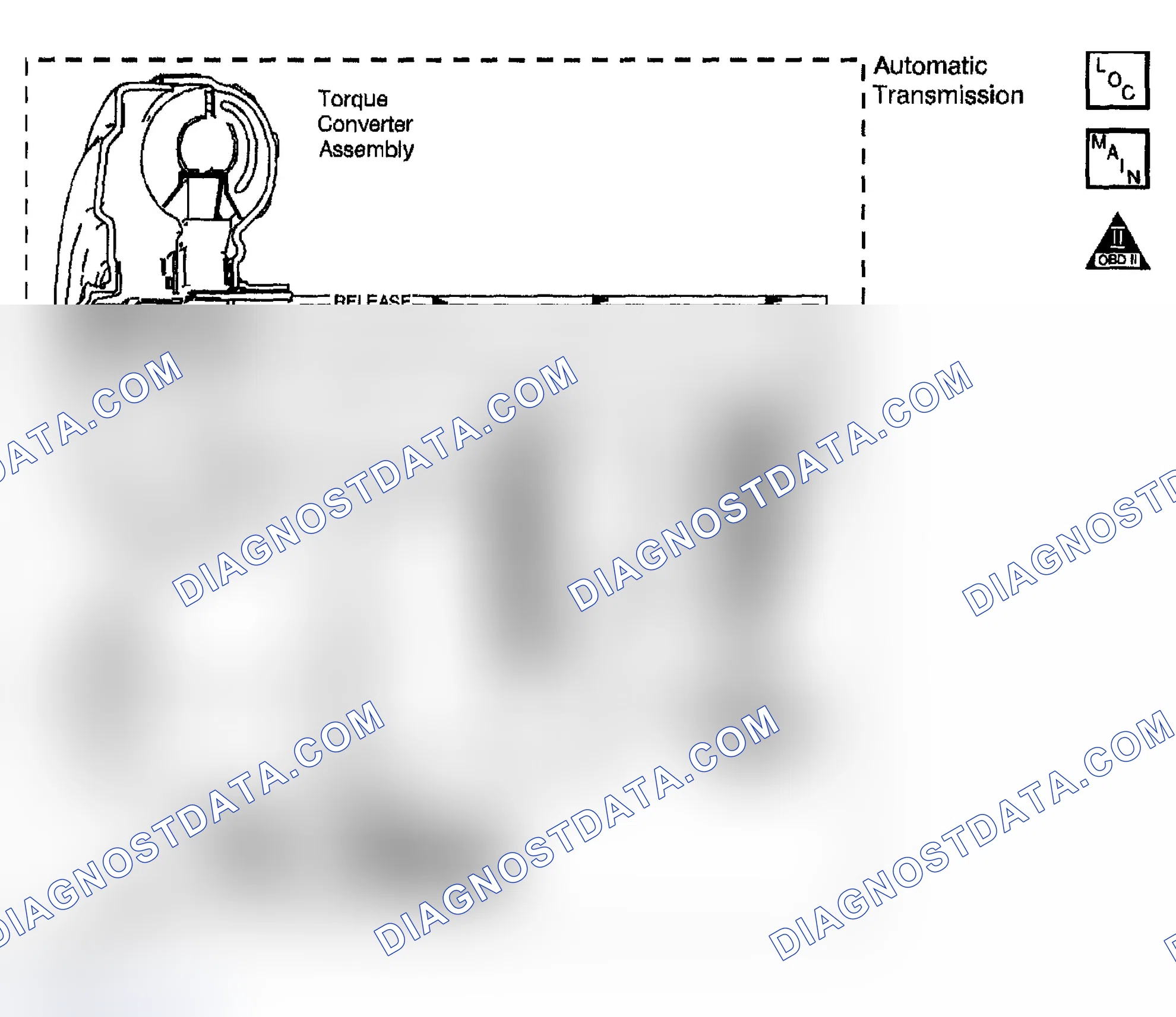 Scheme 304: DTC P0741 (4.2L): Torque Converter Clutch (TCC) System-Stuck Off
