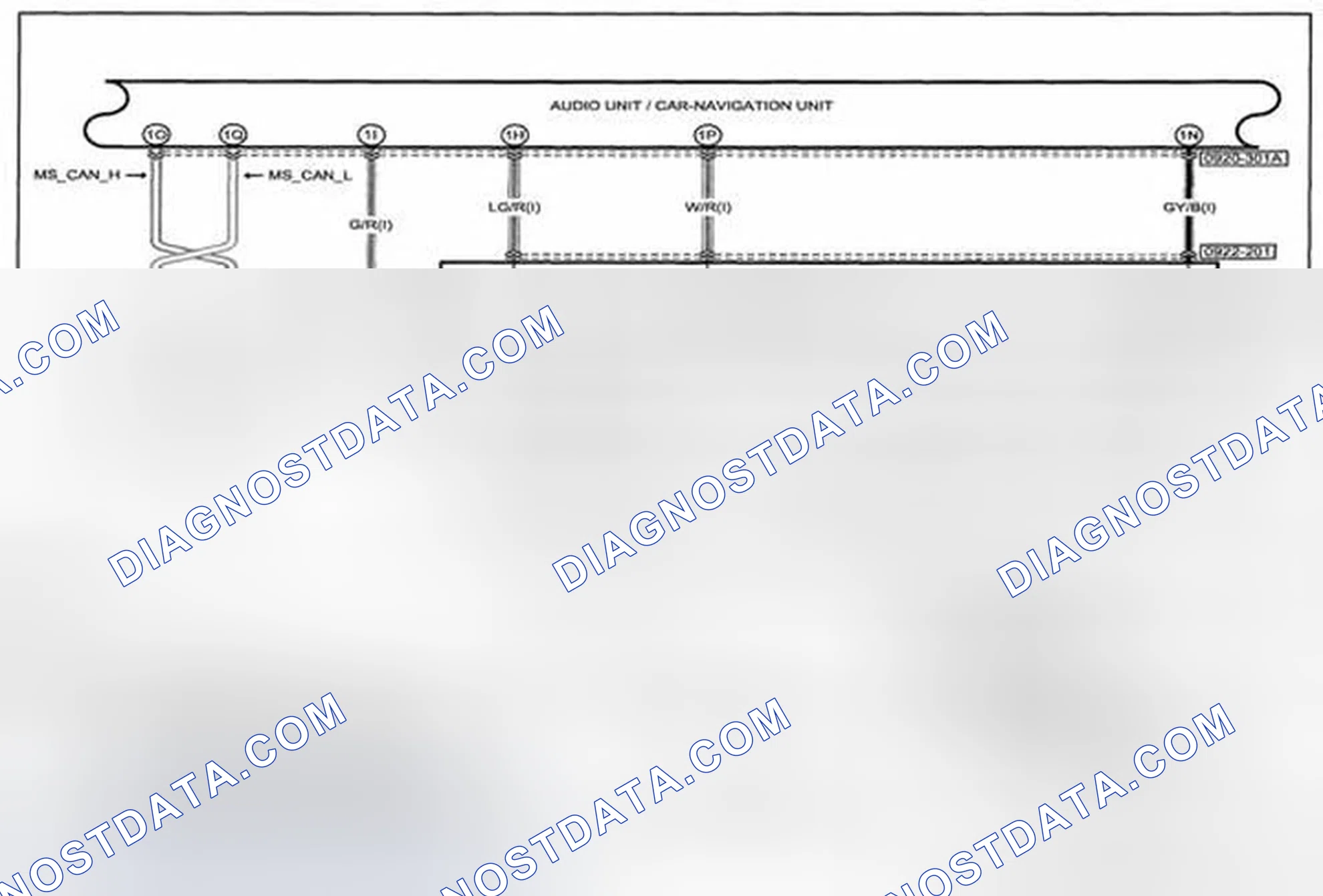 Scheme 298: Audio System (Bose® Type Audio) Wiring Diagram - 0920-3b (1 Of 2)