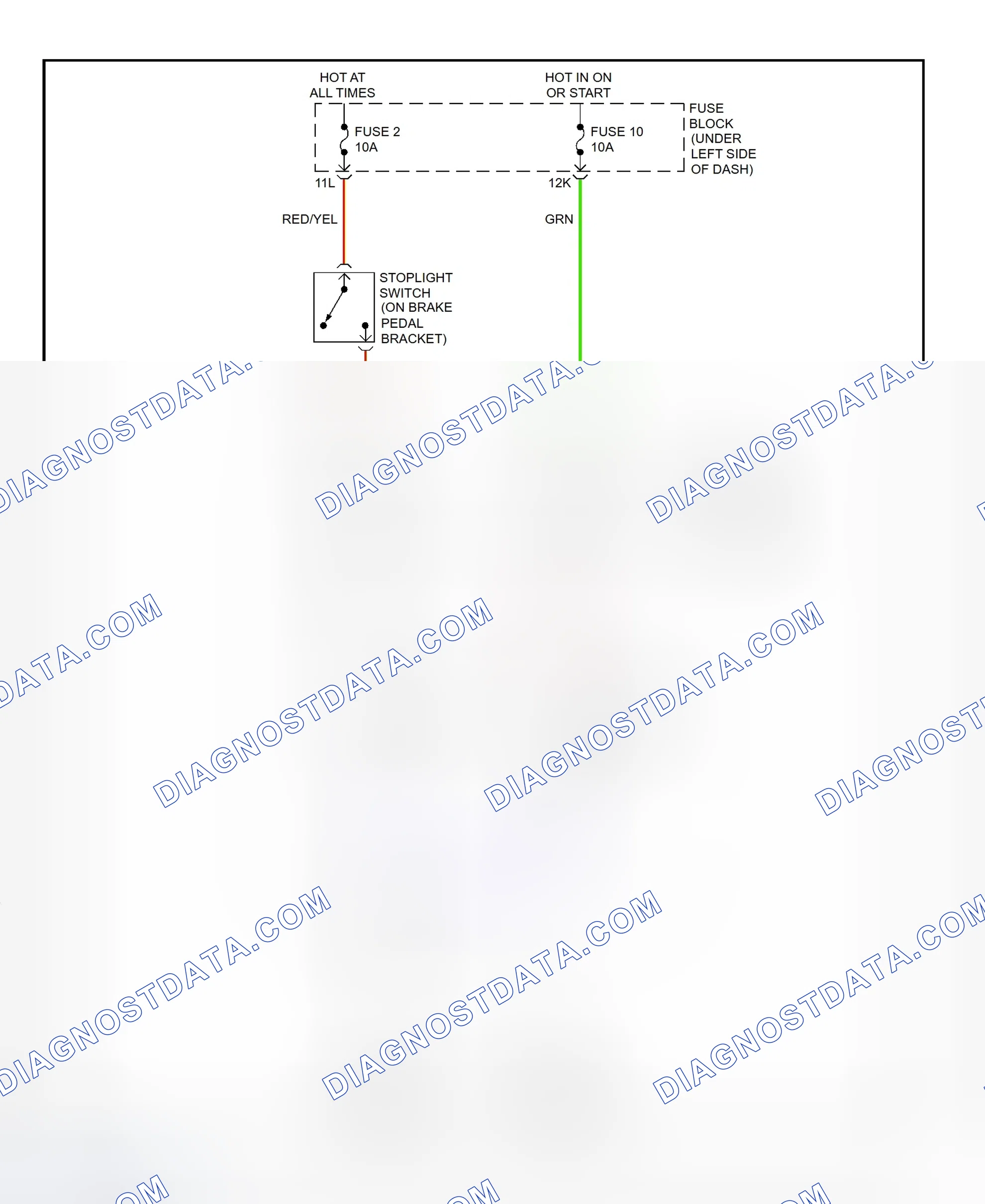 Scheme 111: Shift Interlock System Wiring Diagram (Nissan Sentra)