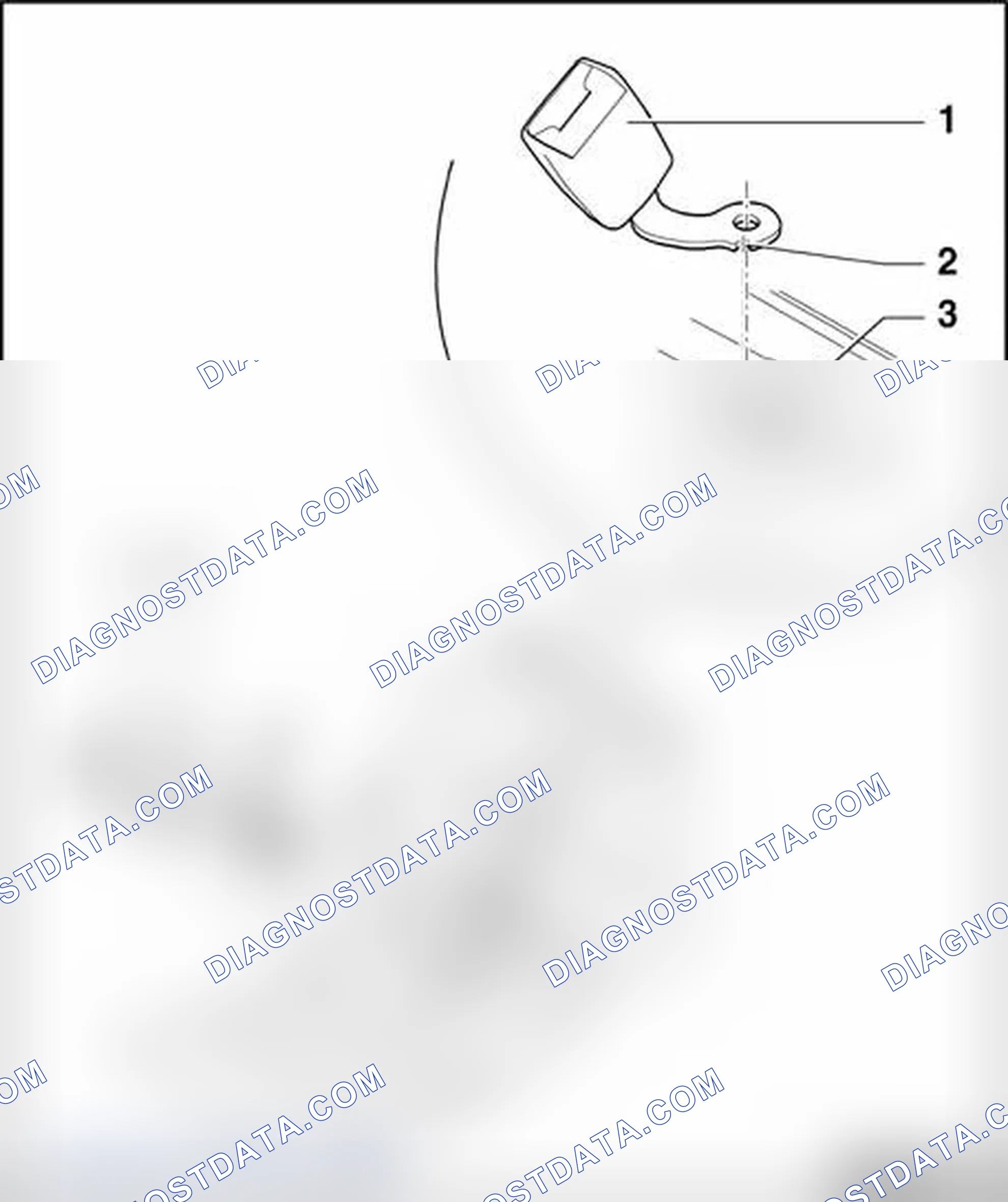 Scheme 47: Anchorage points for center floor panel, assembly overview