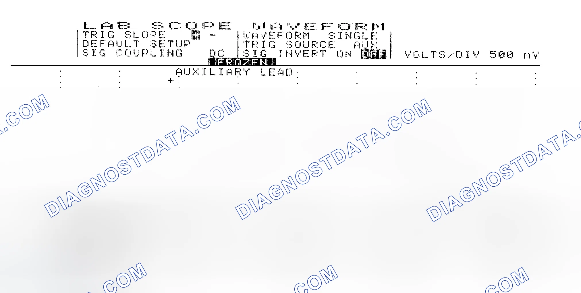 Scheme 14: Single Injector w/Excessive Current Flow - Current Pattern