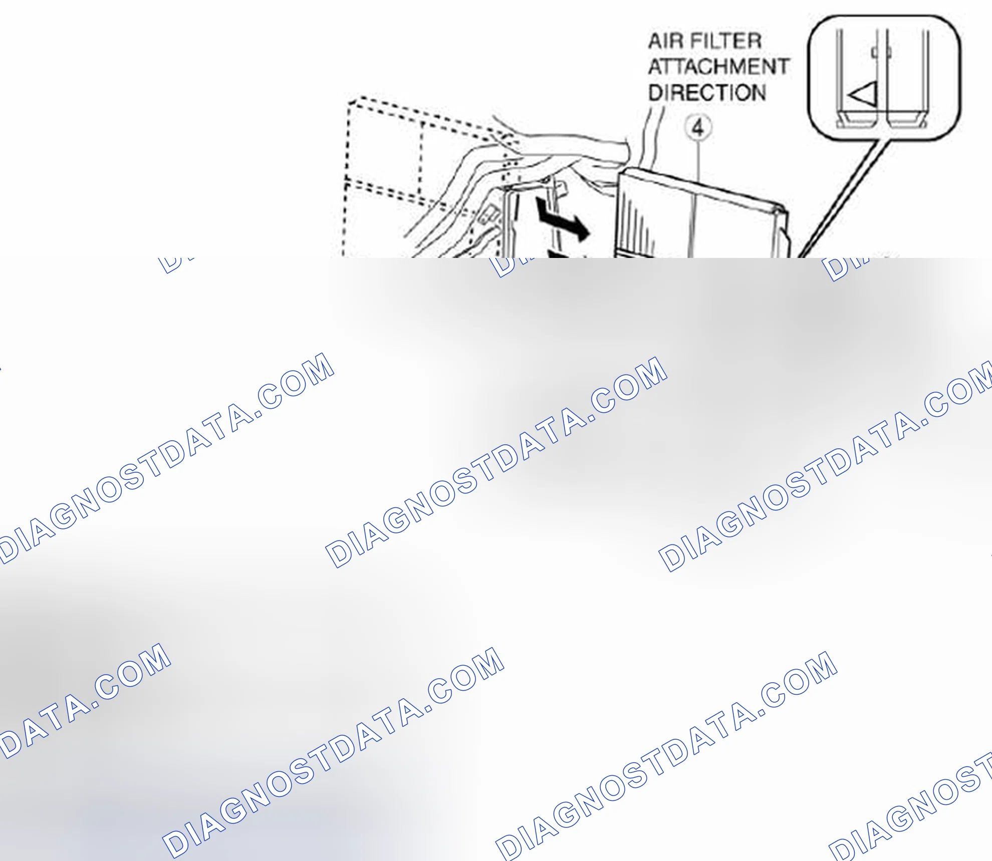 Scheme 67: AIR FILTER REMOVAL/INSTALLATION