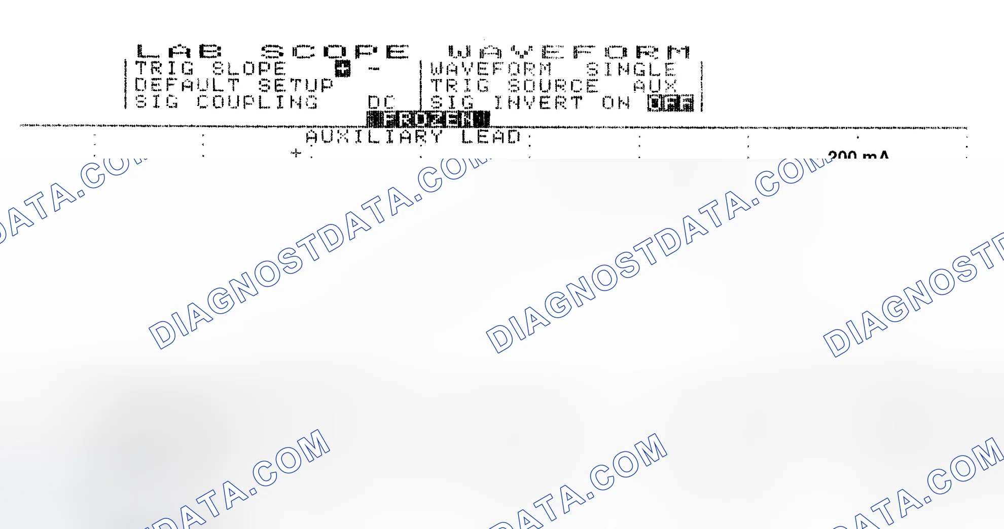 Scheme 13: Single Injector w/Normal Current Flow - Current Pattern
