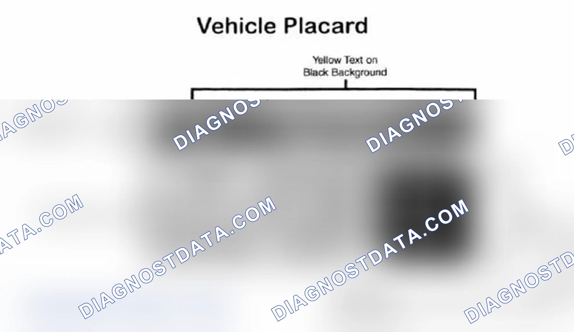 Scheme 28: Vehicle Tire Placard - Typical