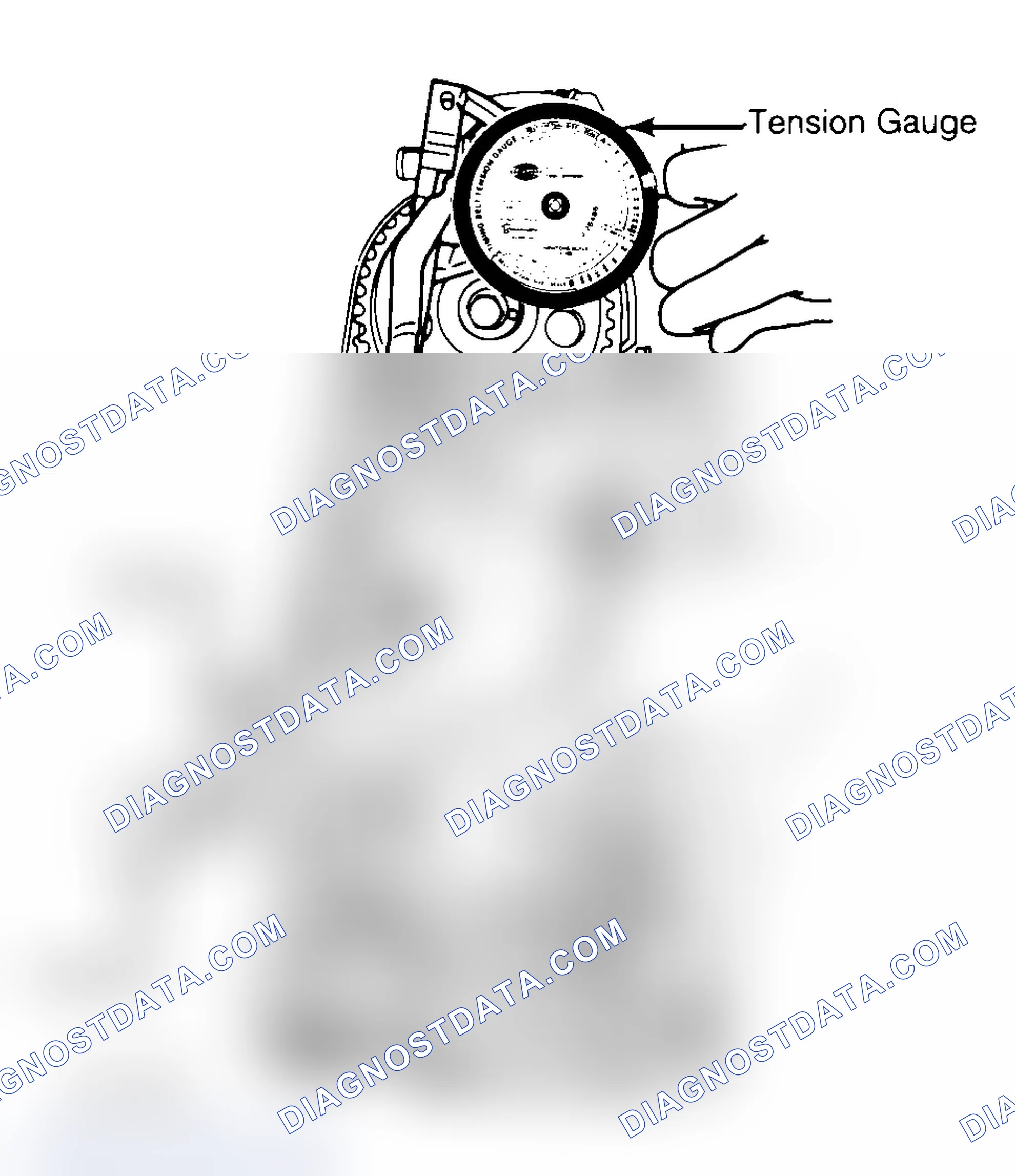 Scheme 28: Adjusting Typical Timing Belt Tension