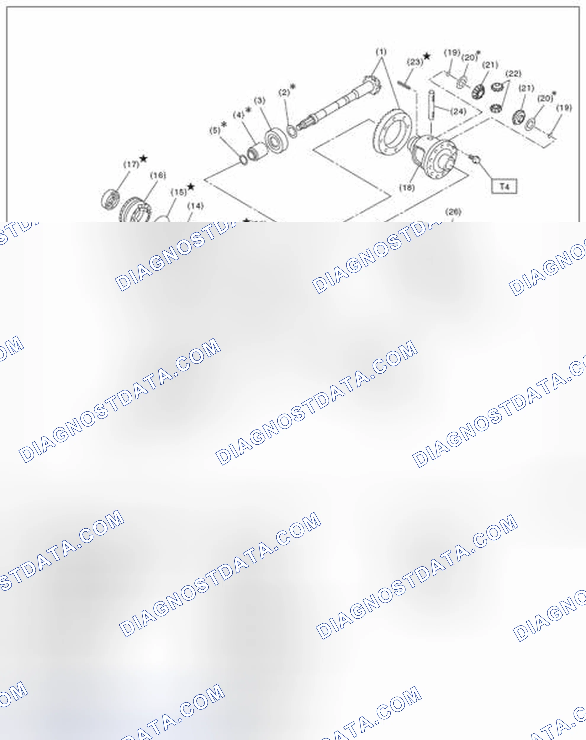 Scheme 94: REAR DIFFERENTIAL (VA2-TYPE)