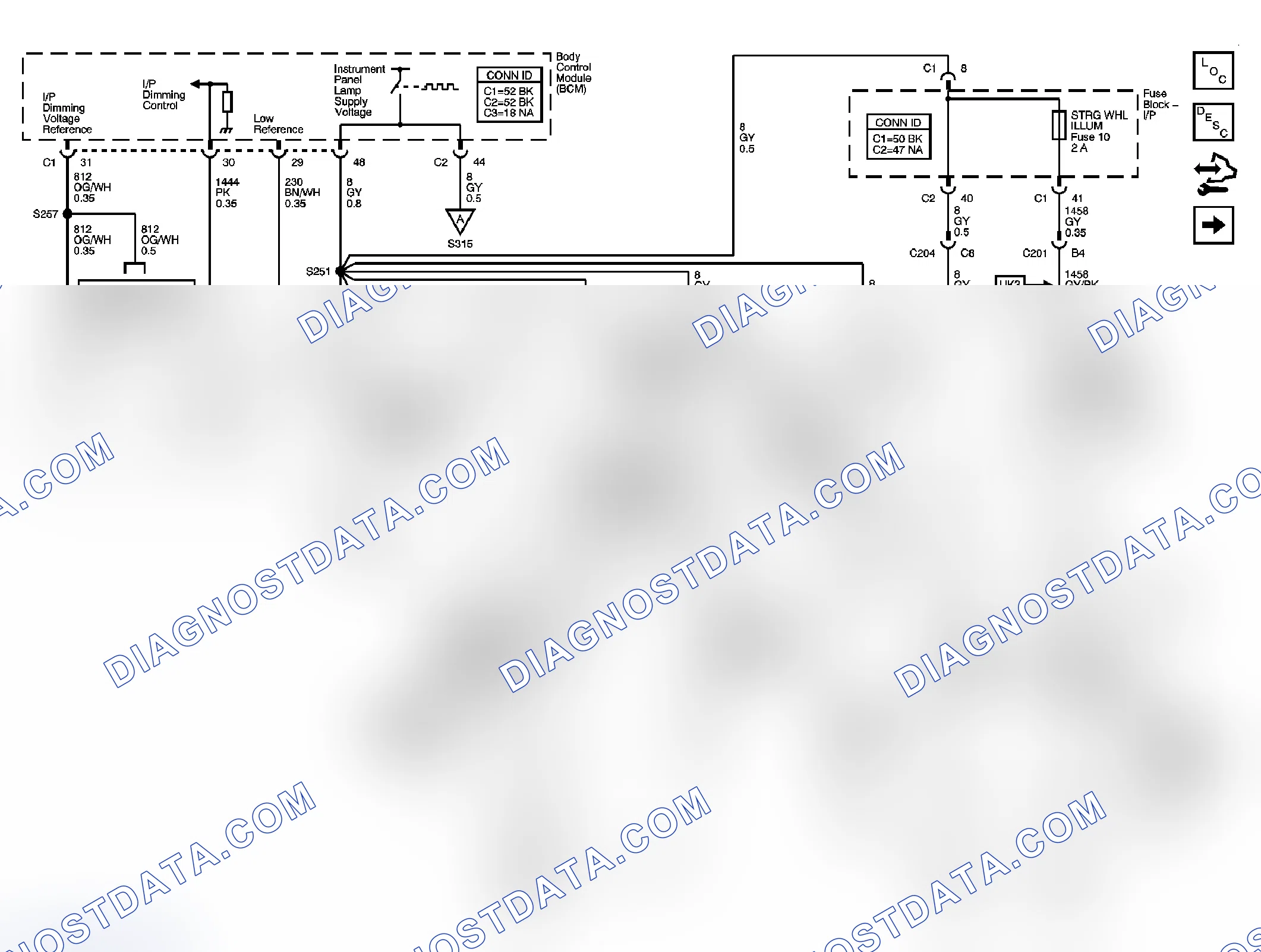 Scheme 10: Interior Lights Dimming Schematics