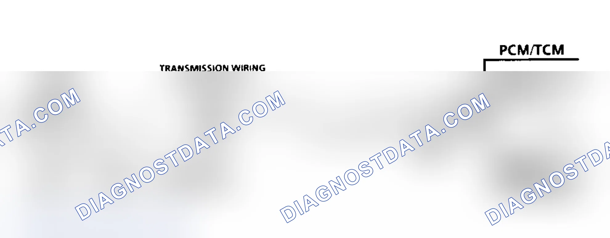 Scheme 309: Code 81 Schematic (Diesel) Transmission 2-3 Error