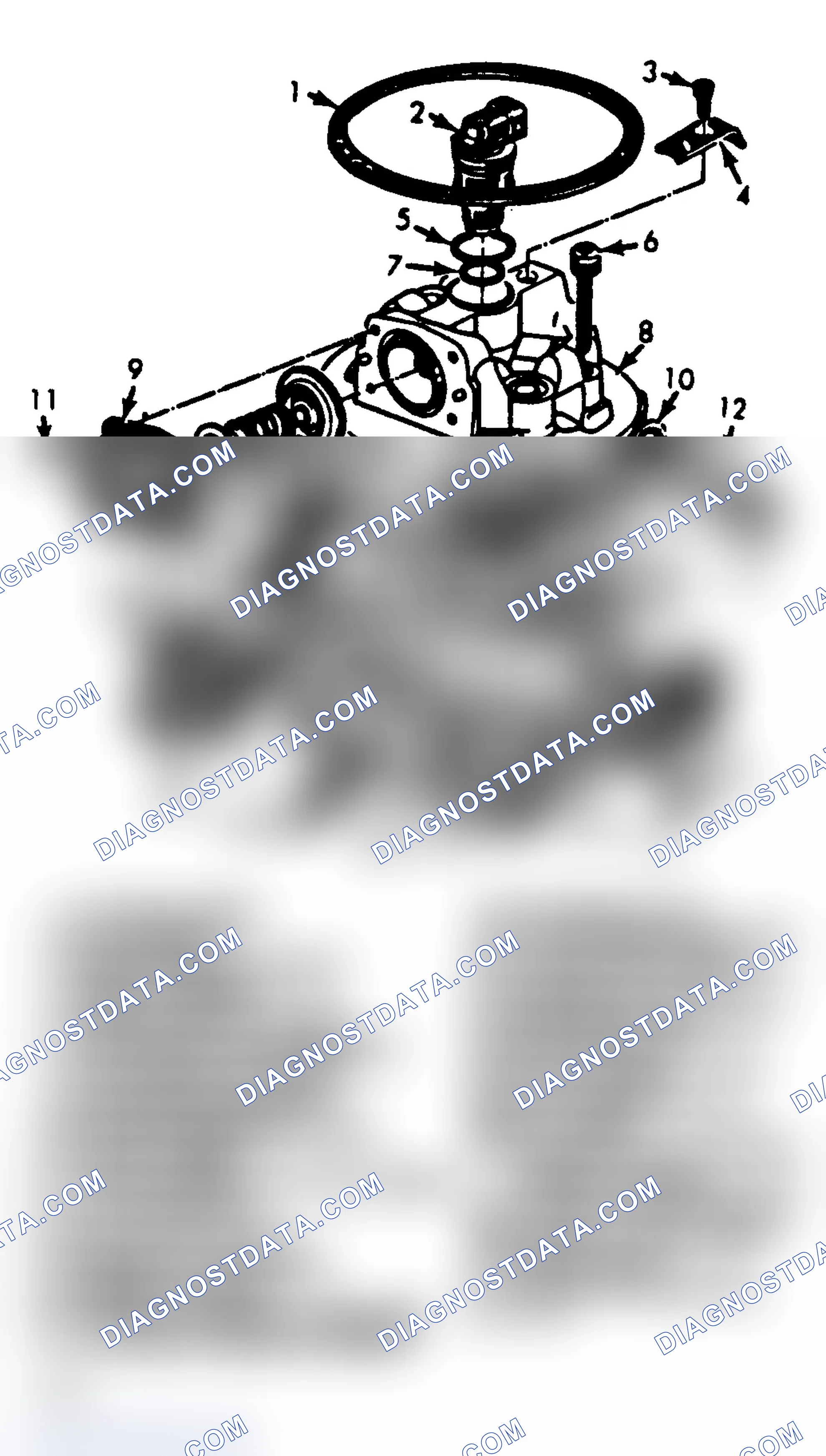 Scheme 11: Disassembly (Fuel Meter Assembly - Model 700)