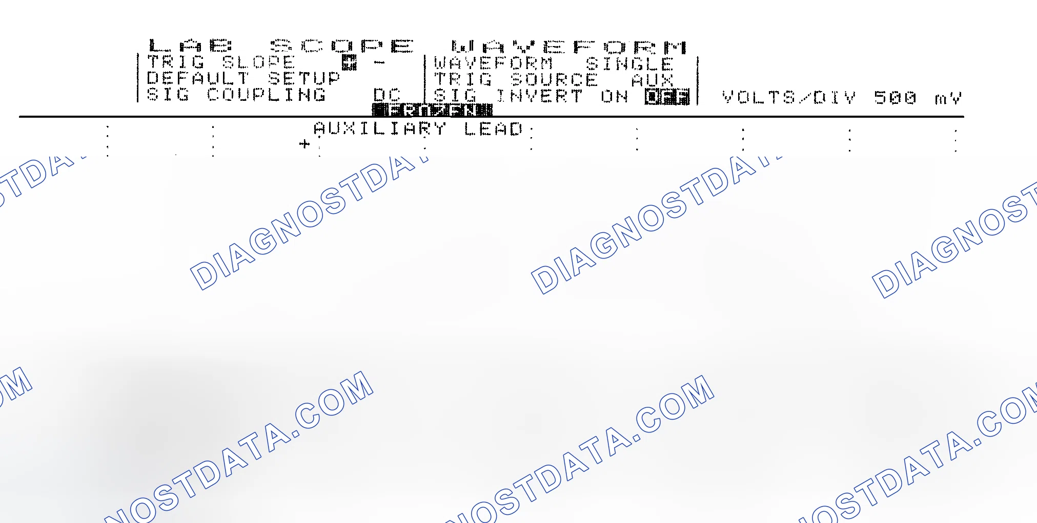 Scheme 14: Single Injector w/Excessive Current Flow - Current Pattern