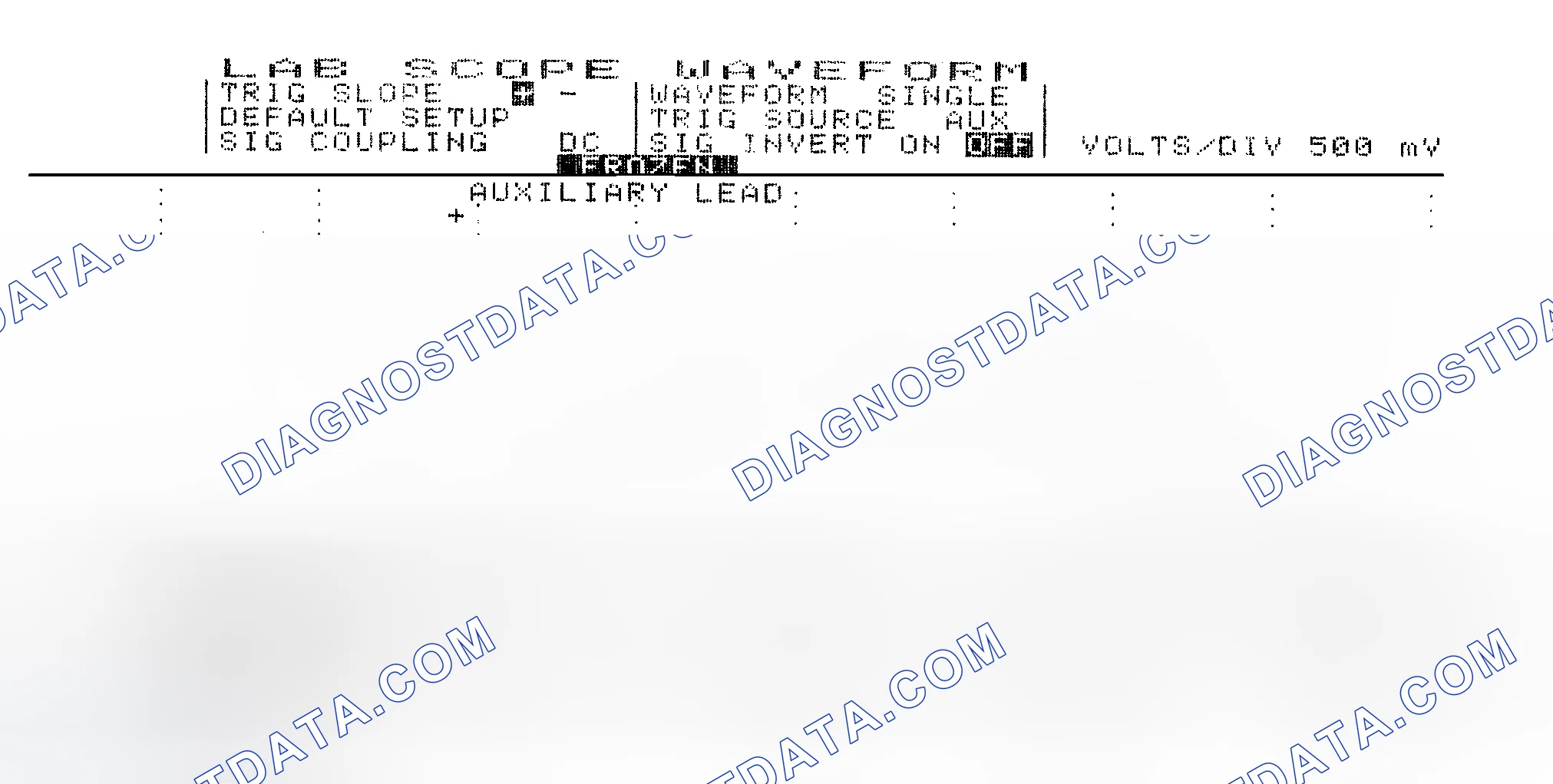 Scheme 14: Single Injector w/Excessive Current Flow - Current Pattern