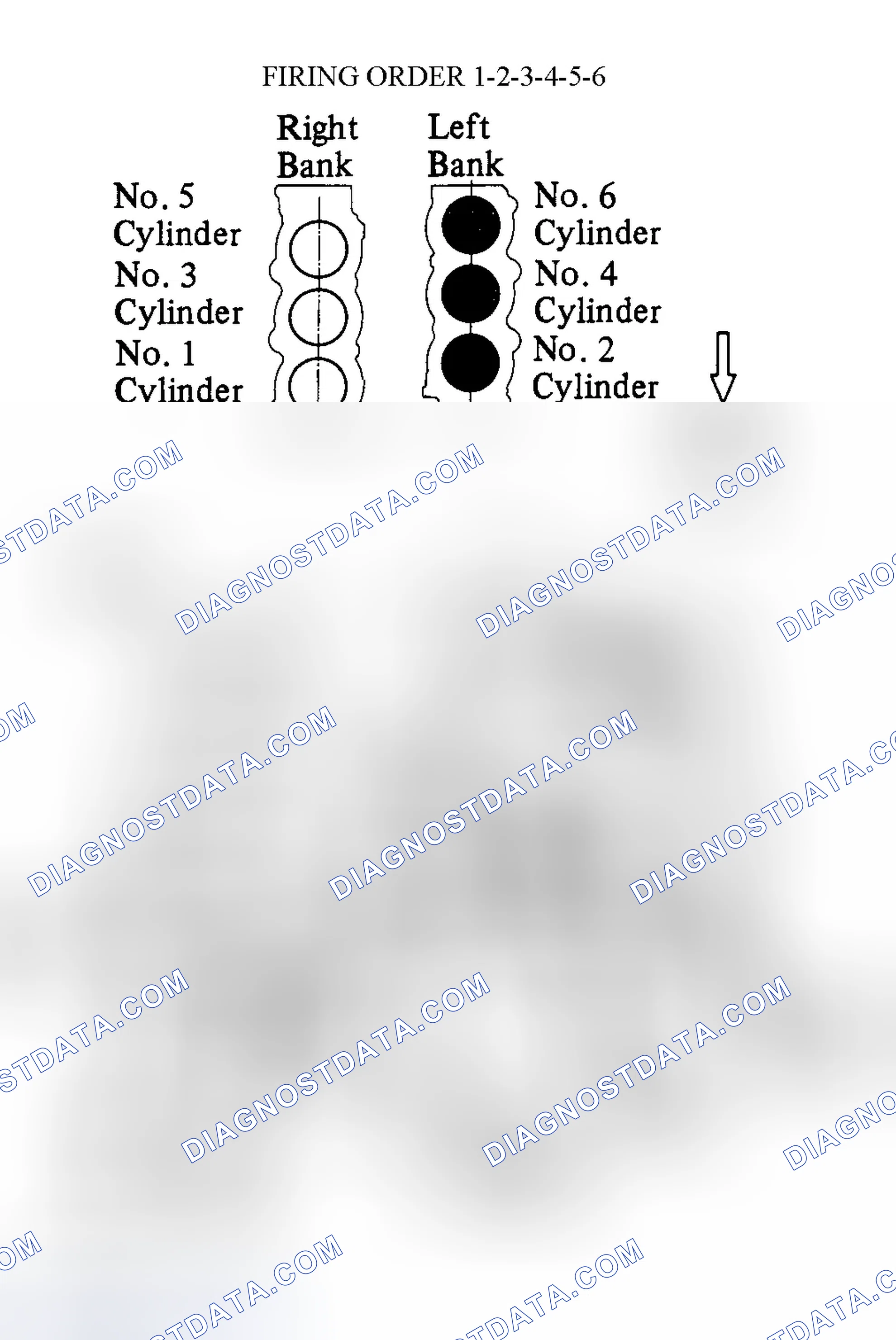 Scheme 8: Spark Plug Wire Routing (Tacoma 3.4L, Tundra 3.4L & 4Runner 3.4L)