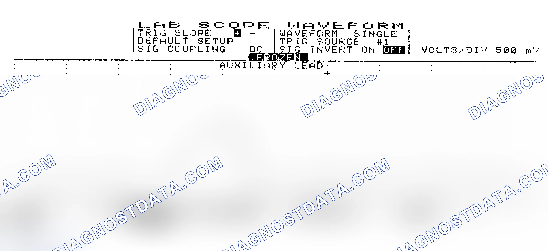 Scheme 10: Single Injector w/Excessive Current Flow - Current Pattern
