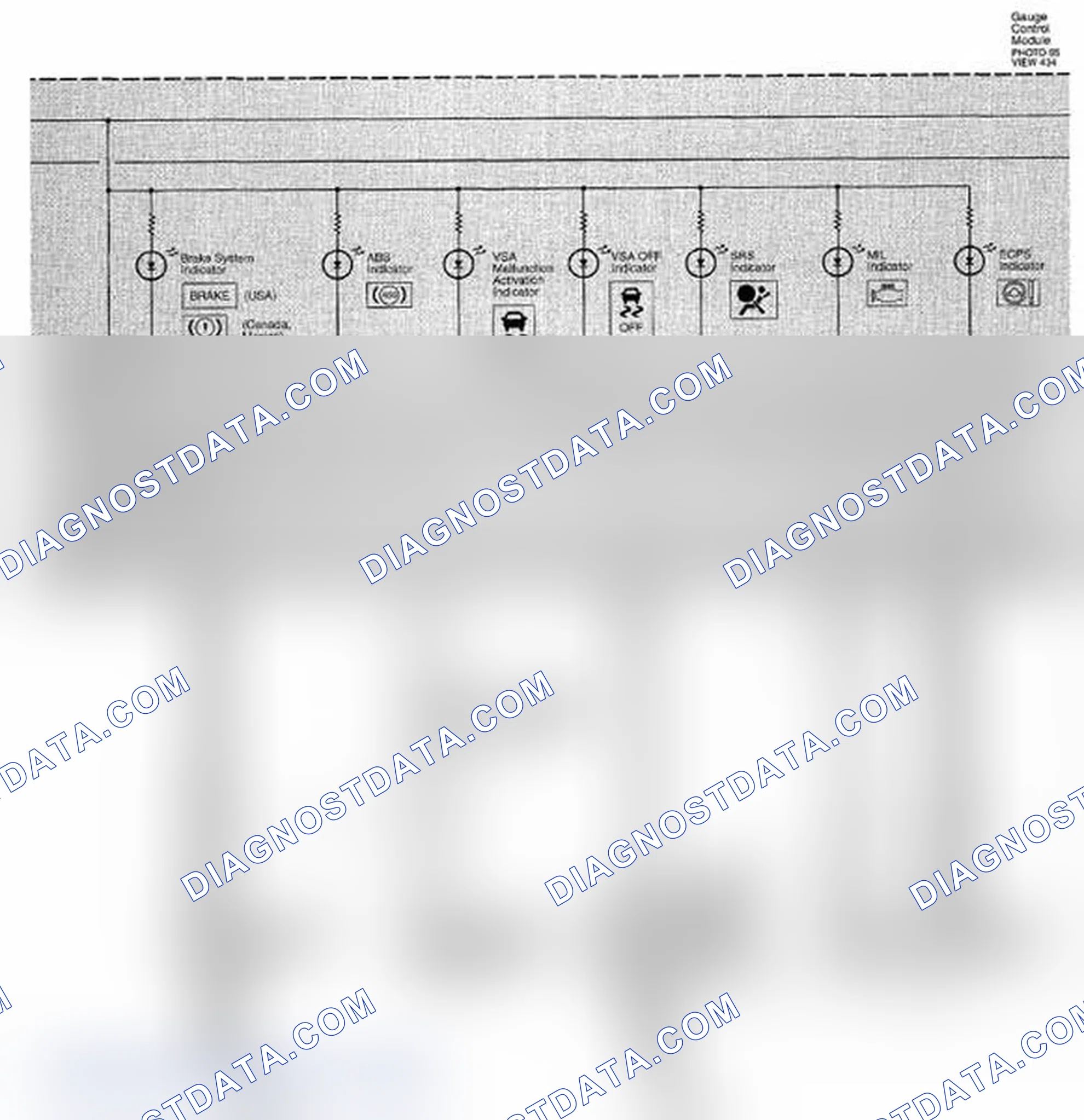 Scheme 211: Gauges And Indicators Circuit Diagram (Page 80-3)