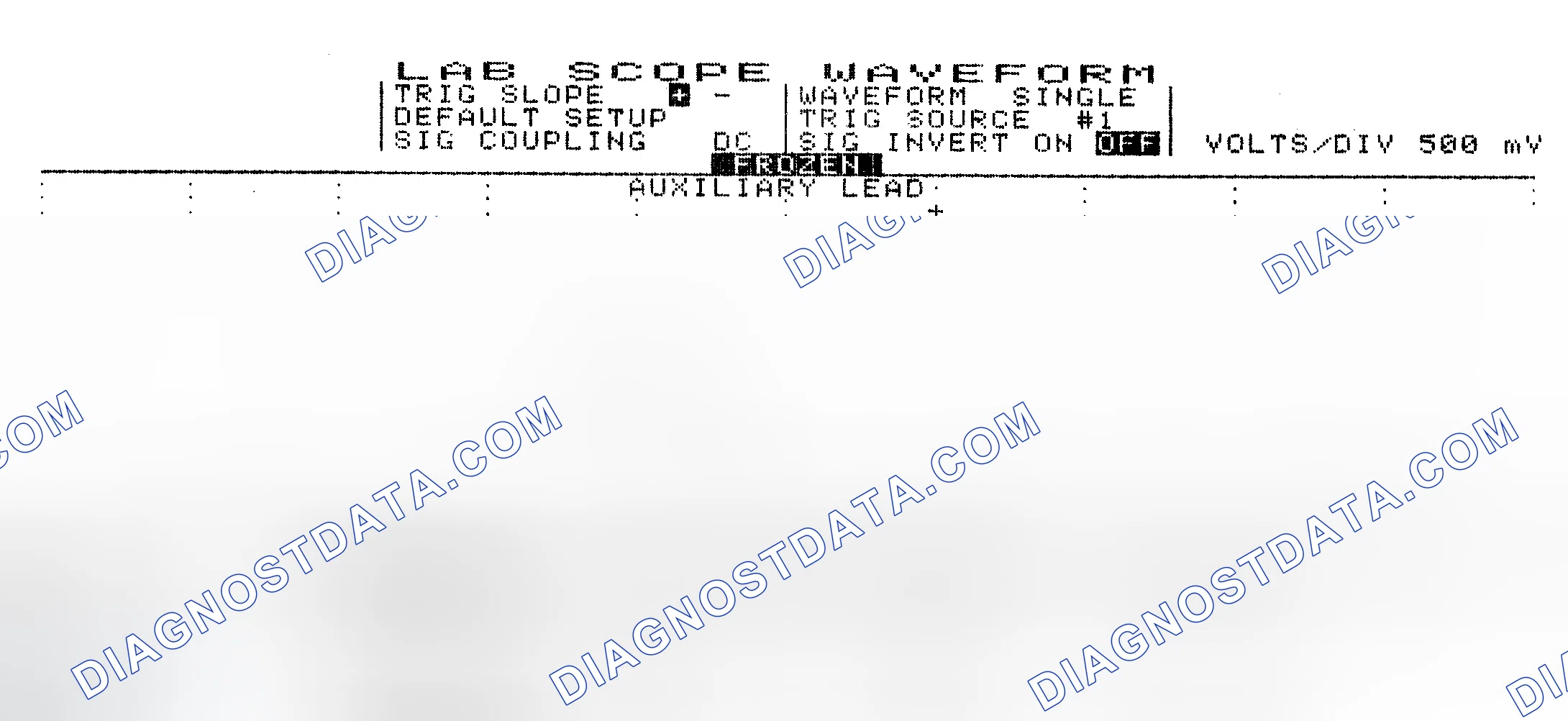 Scheme 10: Single Injector w/Excessive Current Flow - Current Pattern