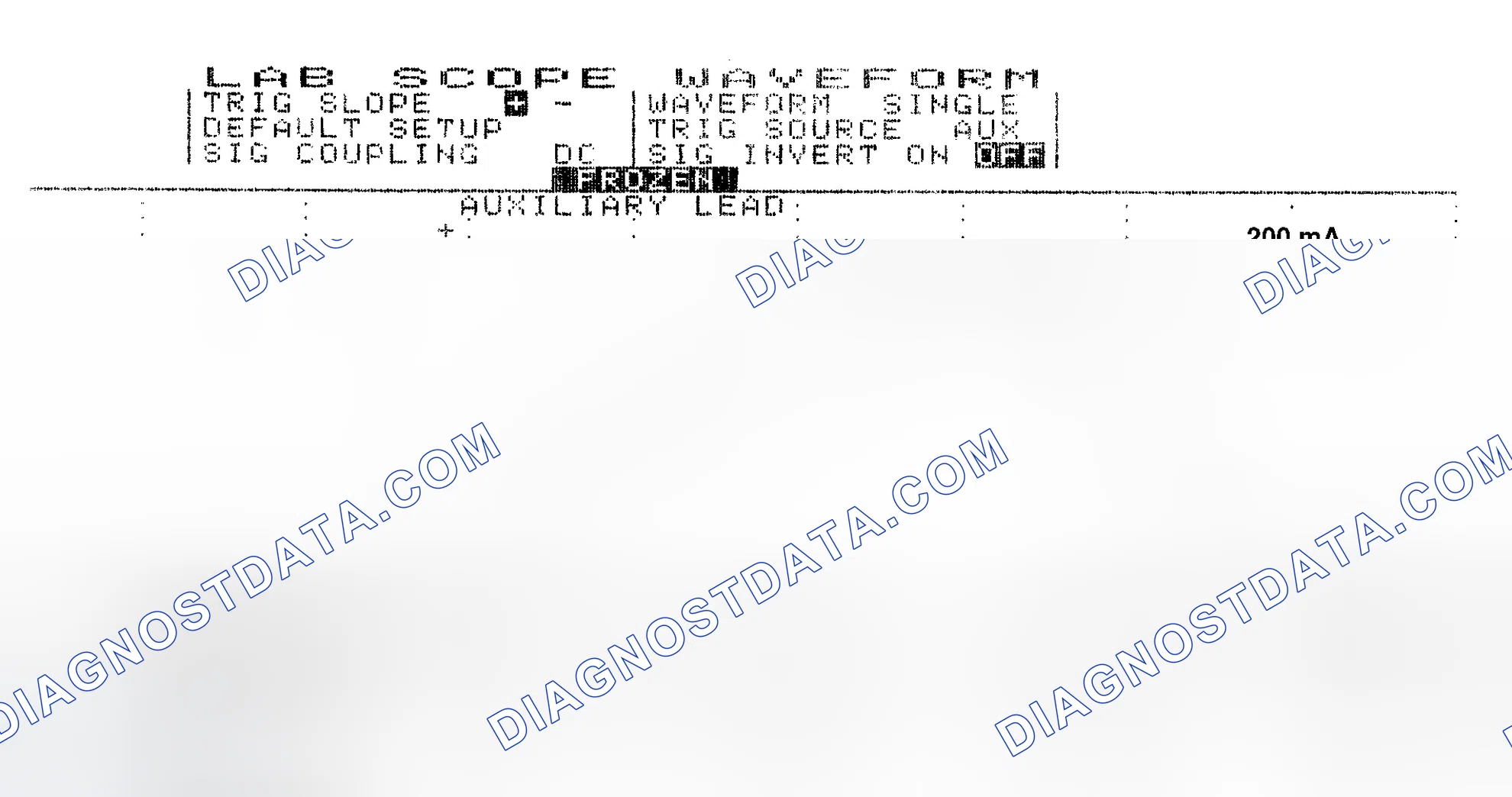 Scheme 13: Single Injector w/Normal Current Flow - Current Pattern