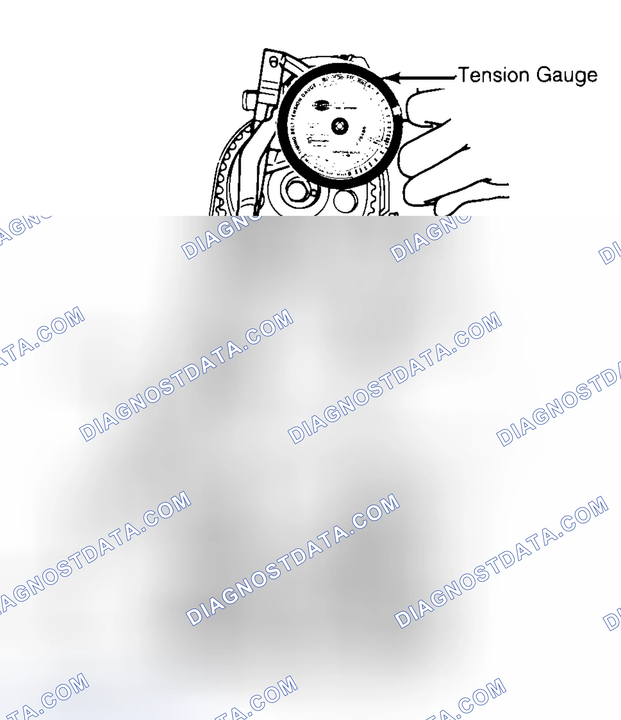 Scheme 3: Adjusting Typical Timing Belt Tension