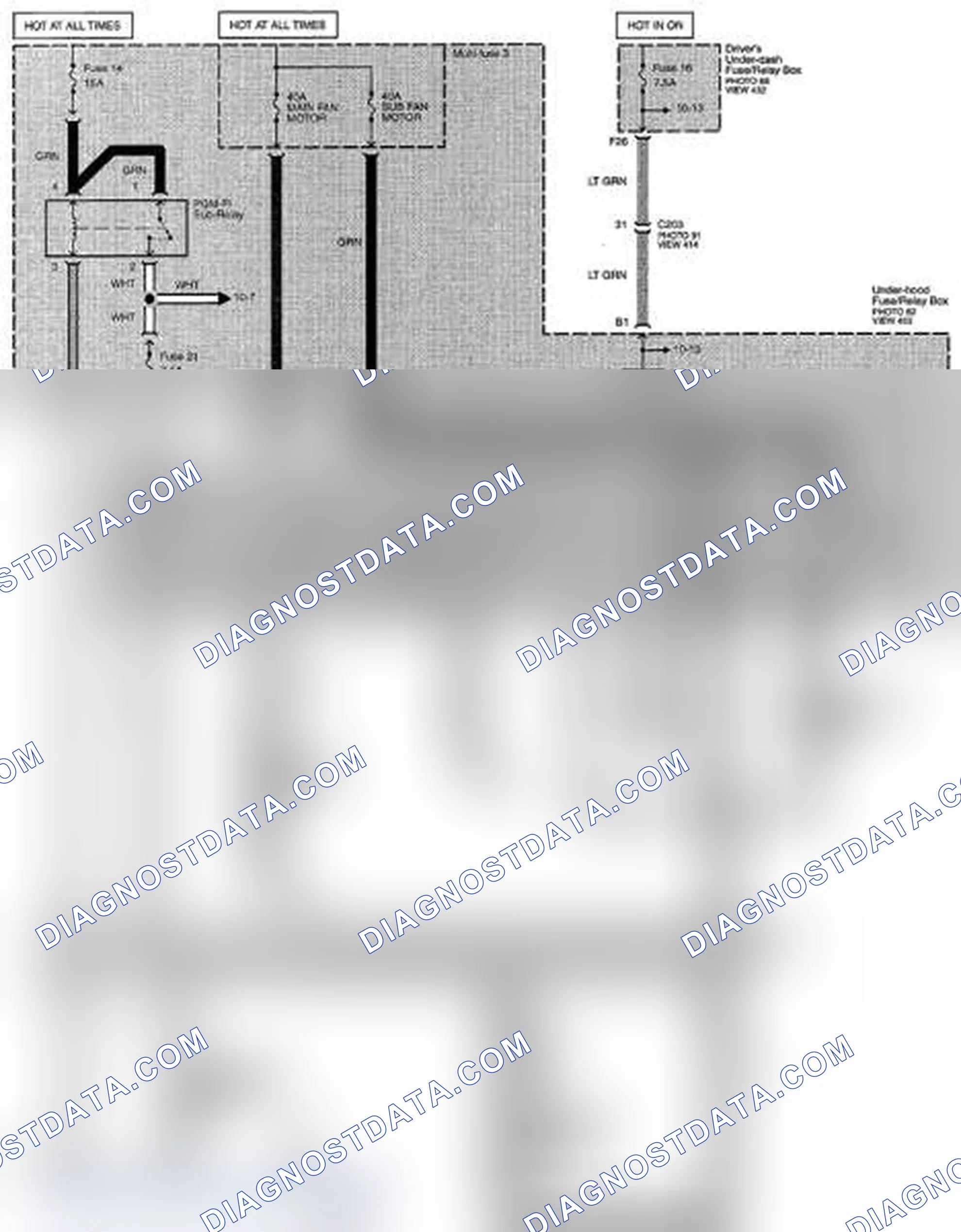 Scheme 200: Fans Circuit Diagram (Page 63)