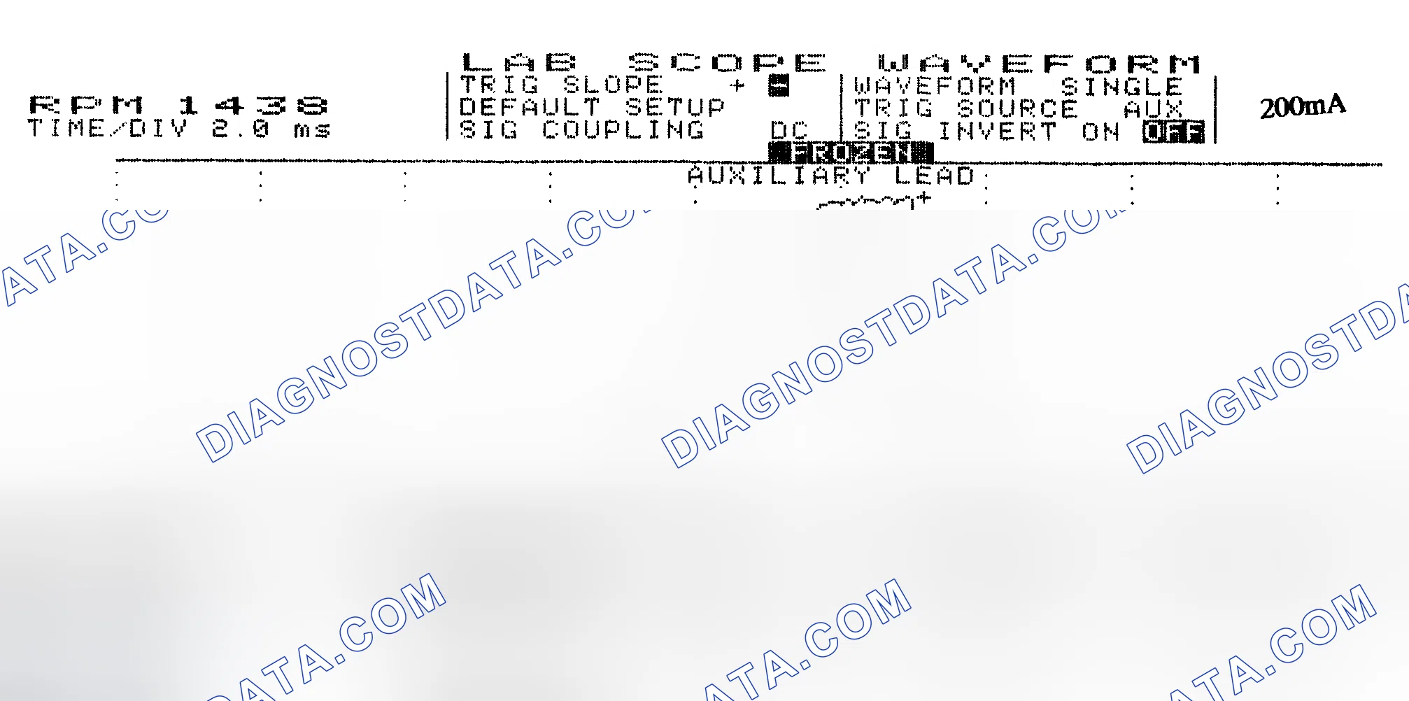 Scheme 15: Single Injector w/Normal Current Flow - Current Pattern