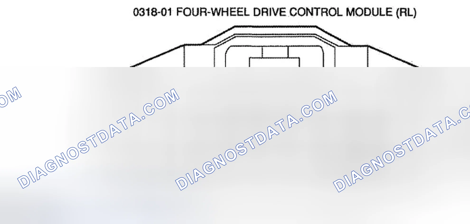 Scheme 21: CONNECTOR END VIEWS - FOUR-WHEEL DRIVE SYSTEMS
