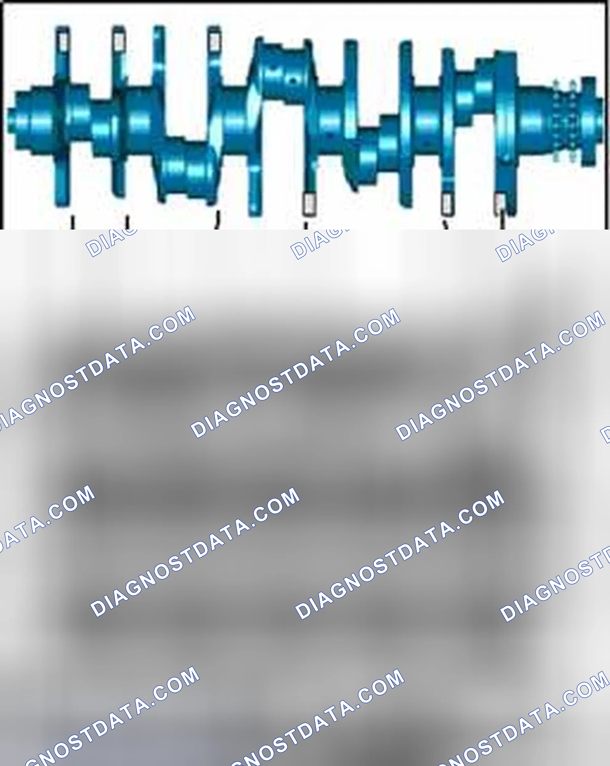 Scheme 7: Allocation of crankshaft bearing shells for guide frame - Version I