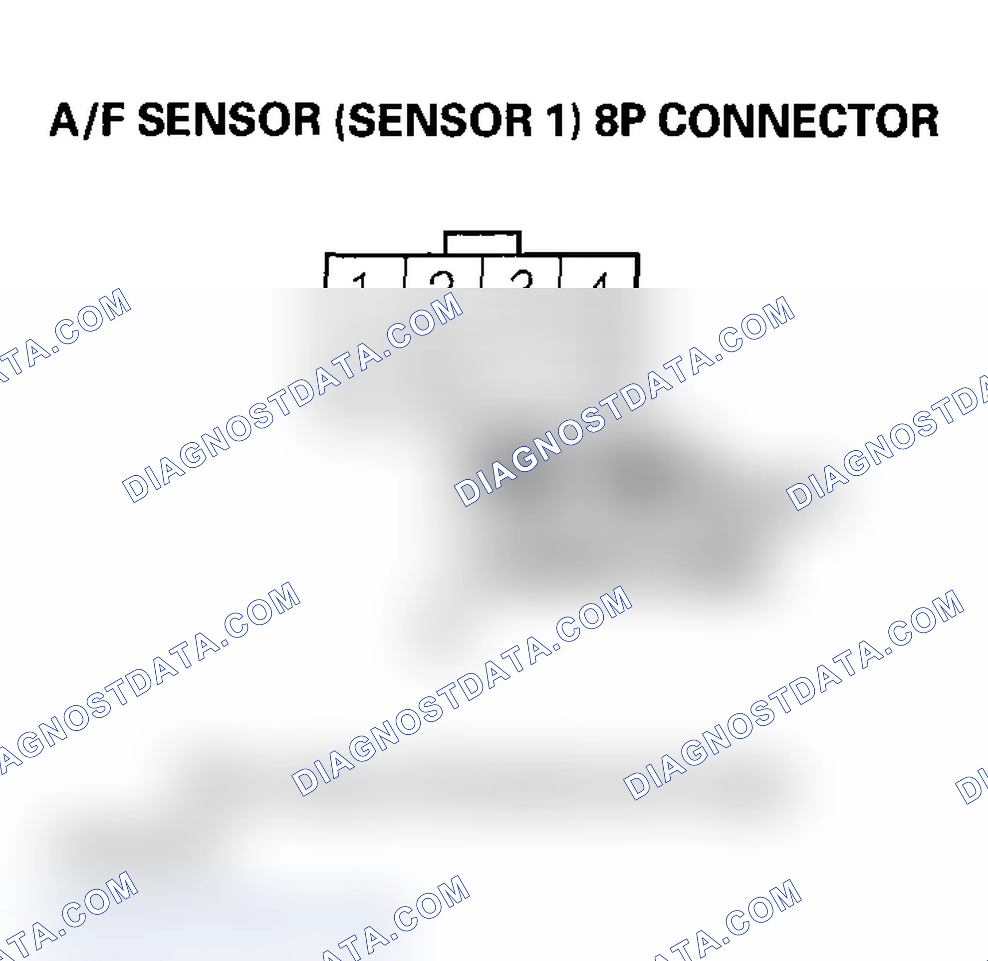 Scheme 44: DTC P0134, P0154: Rear A/F Sensor (Bank 1, Sensor 1) Heater System Malfunction (2006 Model), Front A