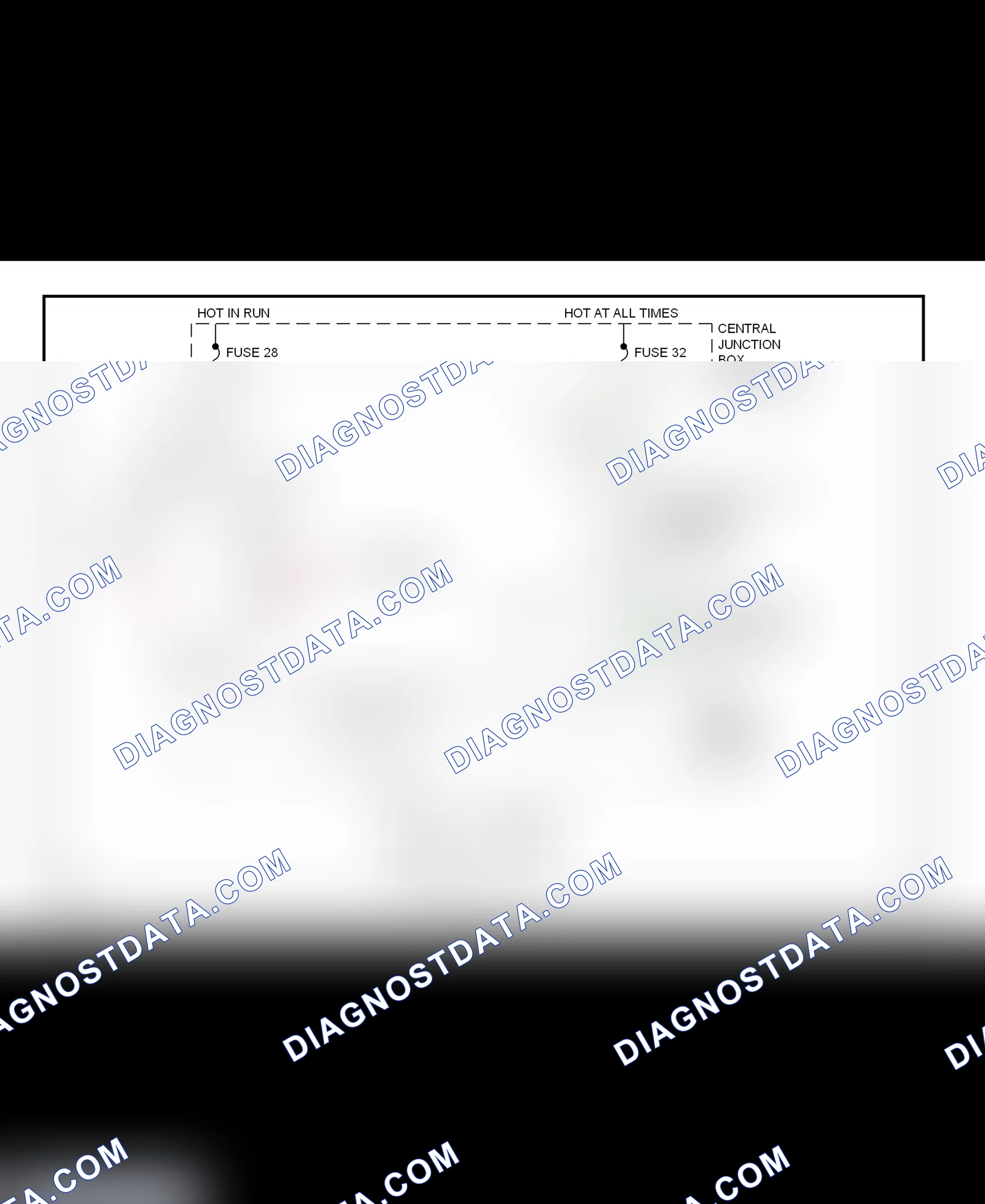 Fig. 12: Shift Interlock System Wiring Diagram (Continental)