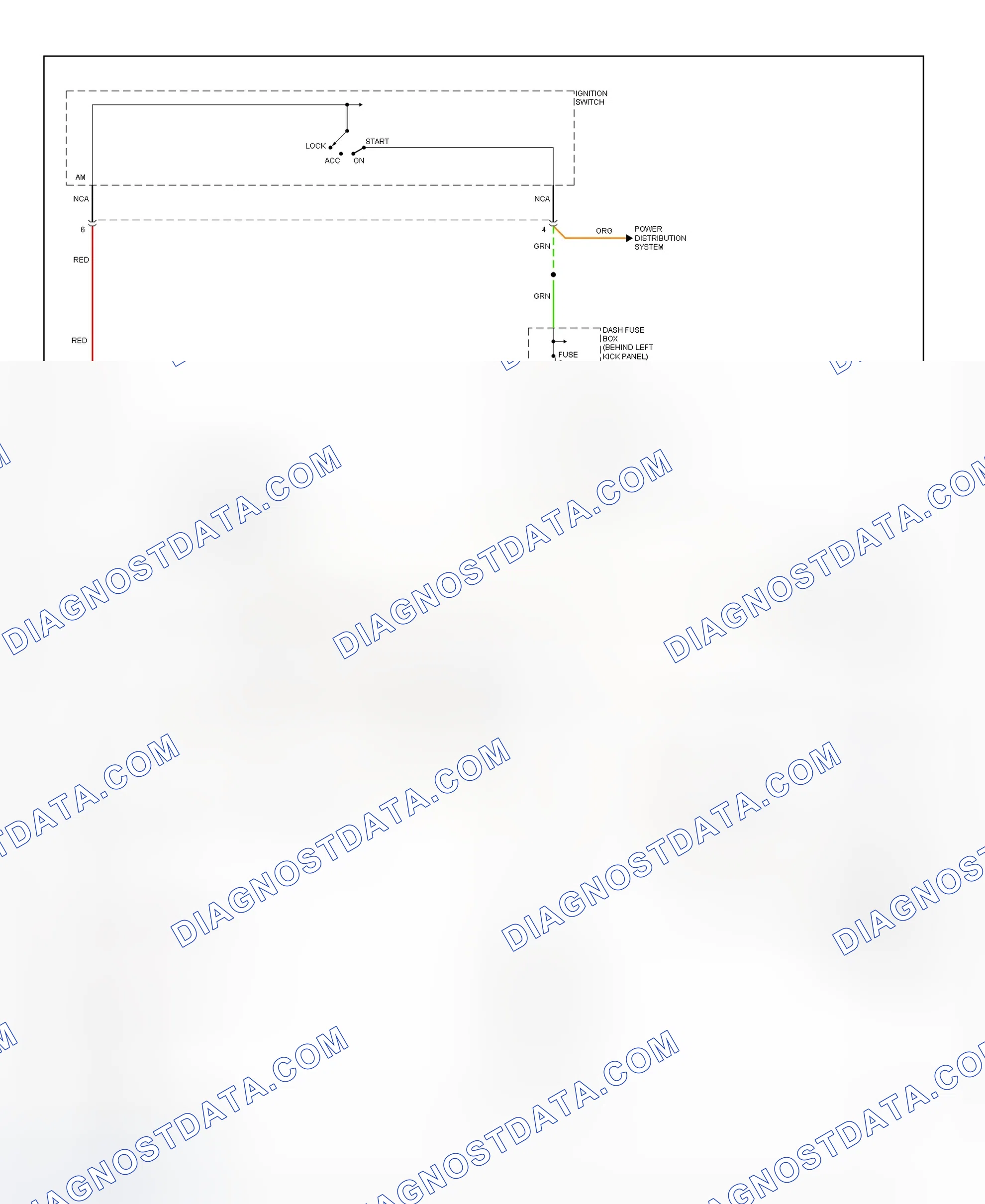 Scheme 1: Charging System Wiring Diagram (Accent)