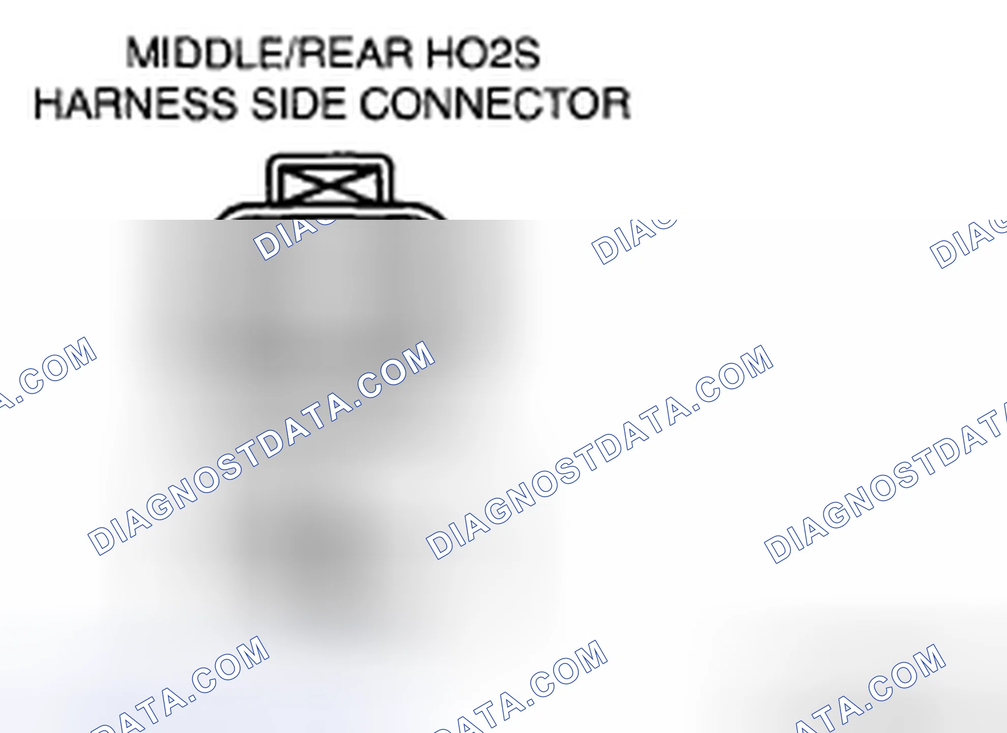 Scheme 99: Middle/rear HO2S circuit open/short inspection (sensor)