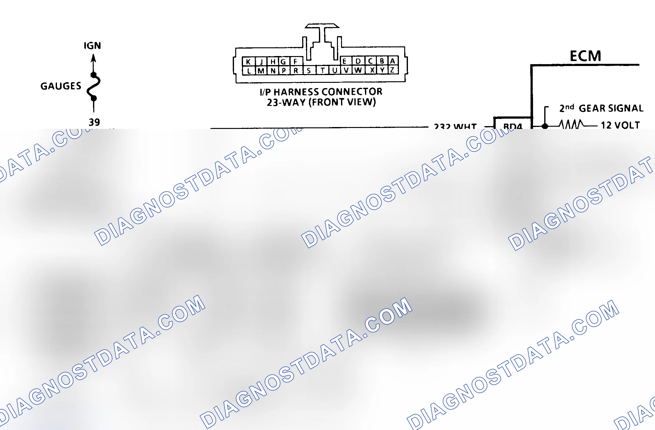 Scheme 151: Code 62, Schematic, Gear Switch Error, "J" Body
