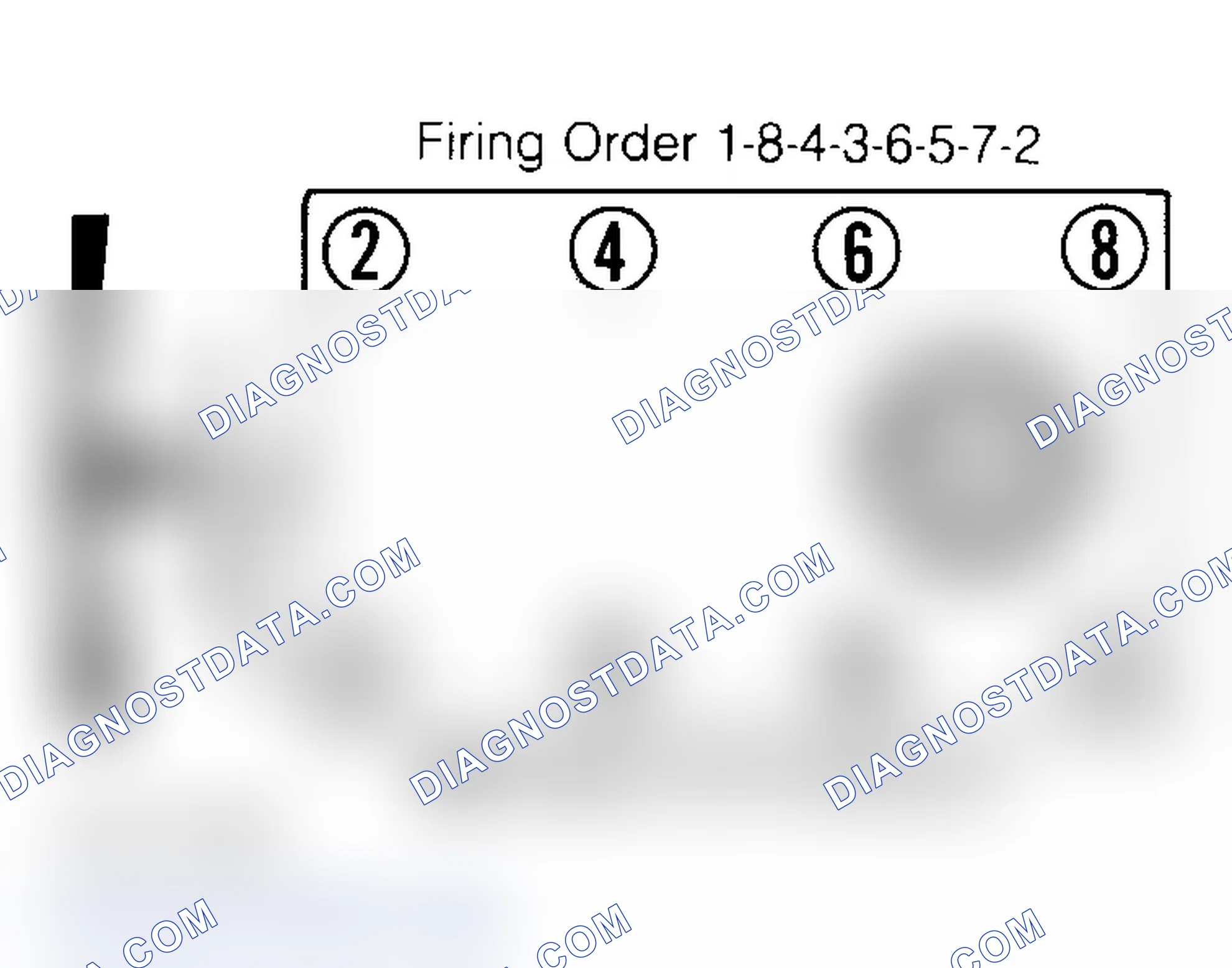 Scheme 2: Firing Order & Timing Marks (5.0L, 5.7L & 7.4L)