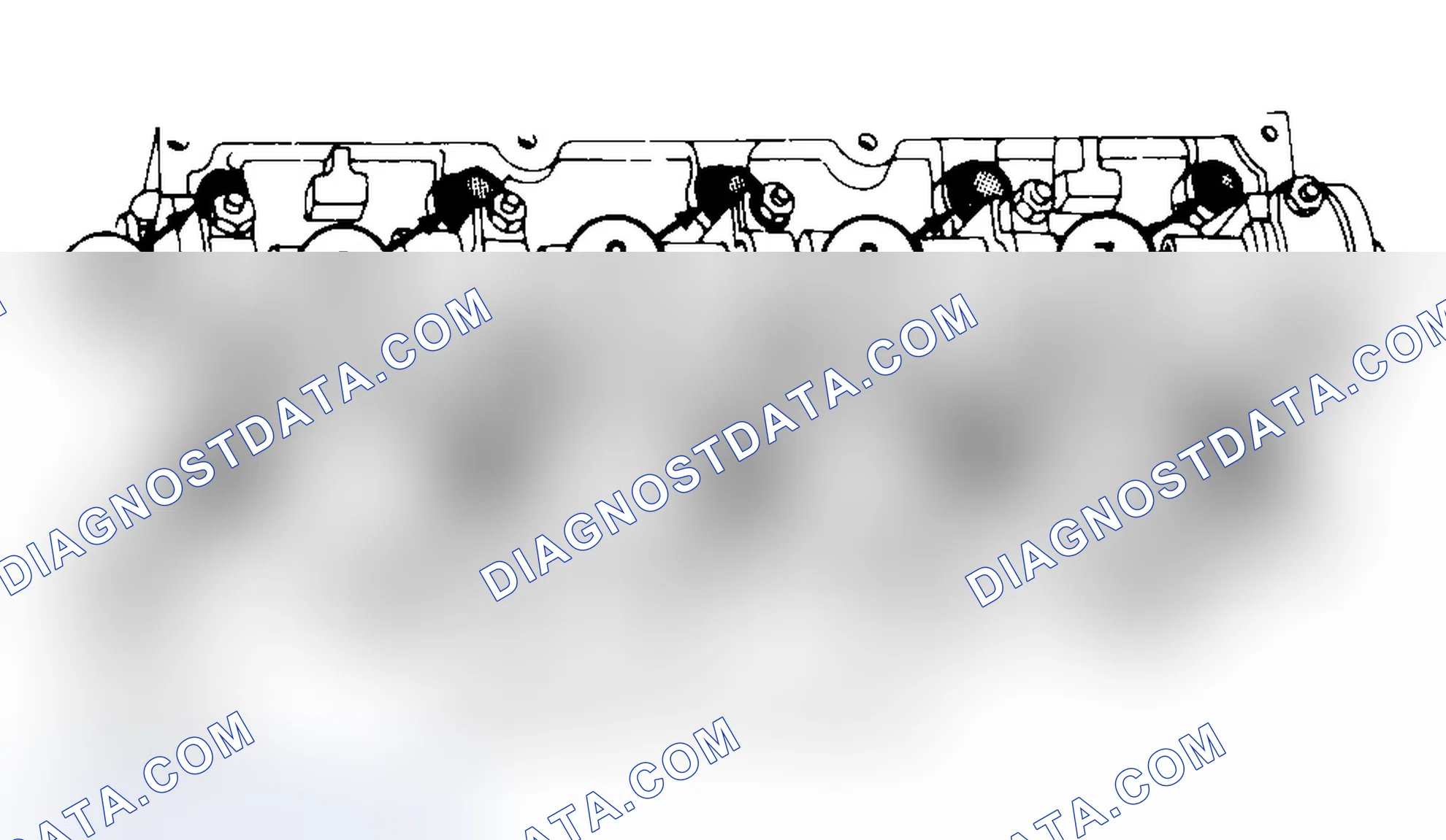 Scheme 7: Typical Cylinder Head Tightening or Loosening Sequence