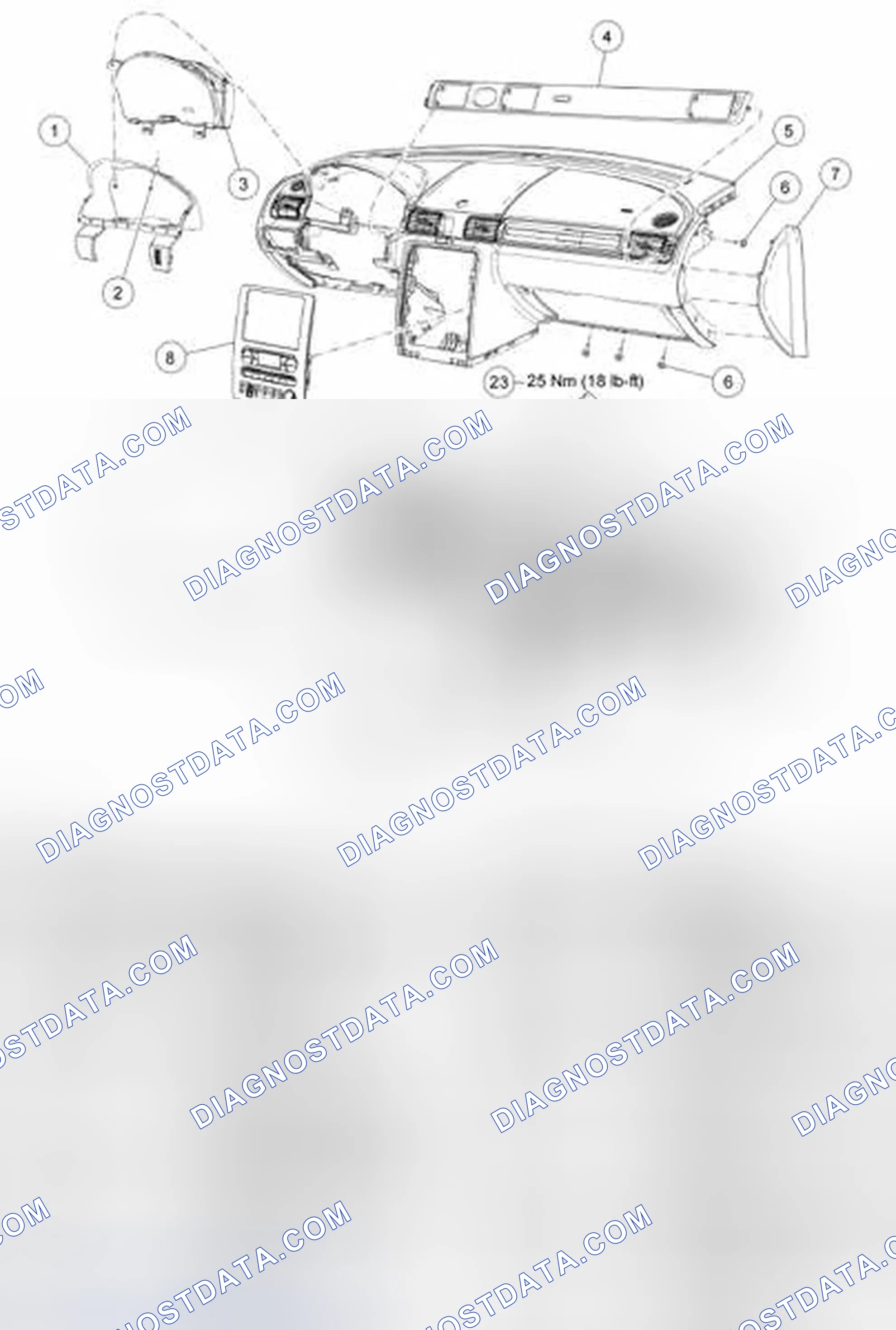 Scheme 39: Instrument Panel - Exploded View