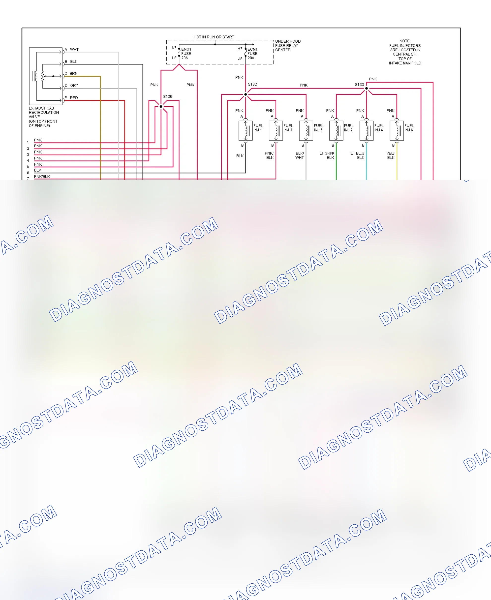 Scheme 49: PCM Wiring Diagram (Express & Savana - 4.3L - 2 Of 4)